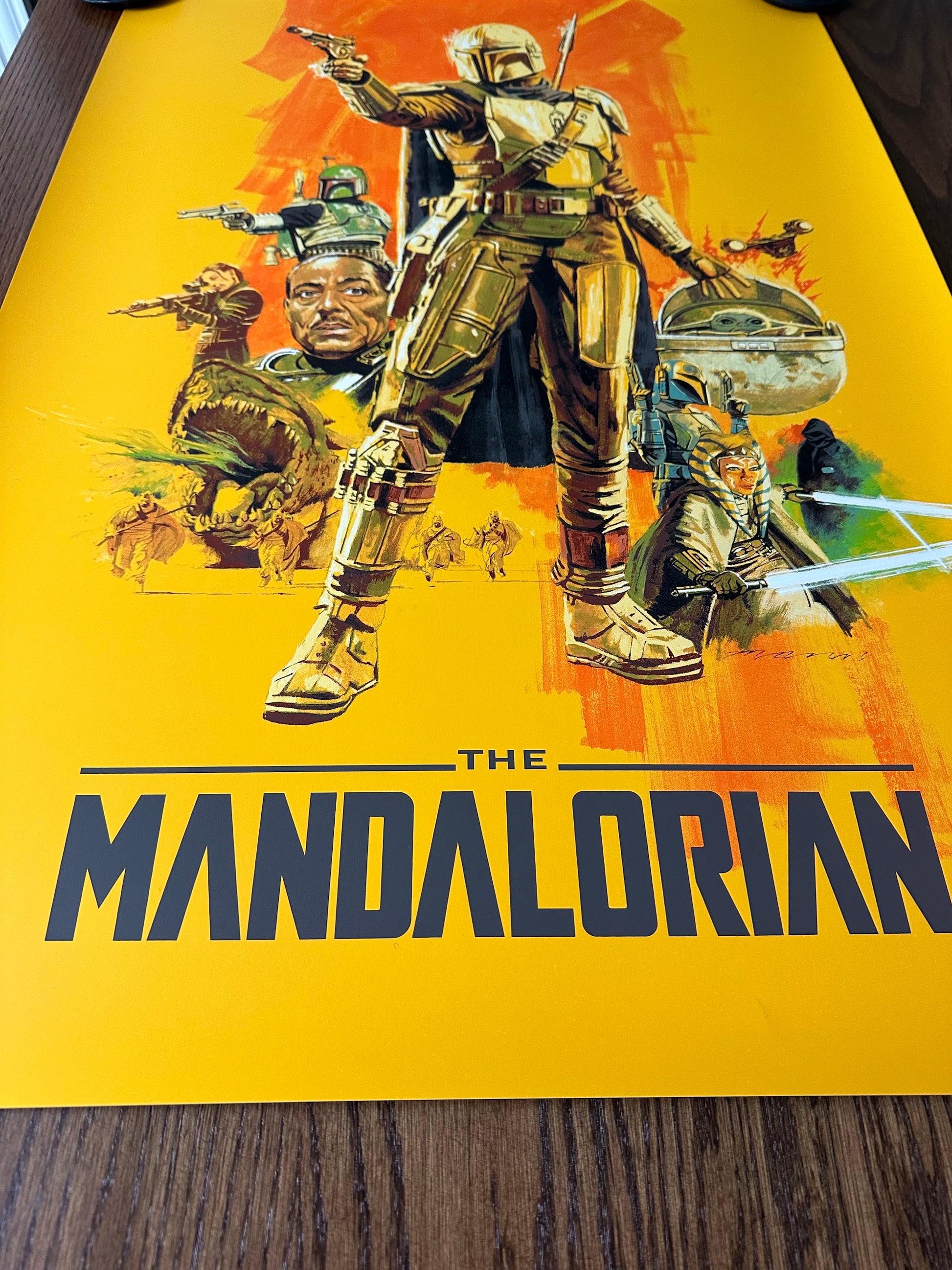 Paul Mann - The Mandalorian Variant 24x36 movie poster - detail image 7