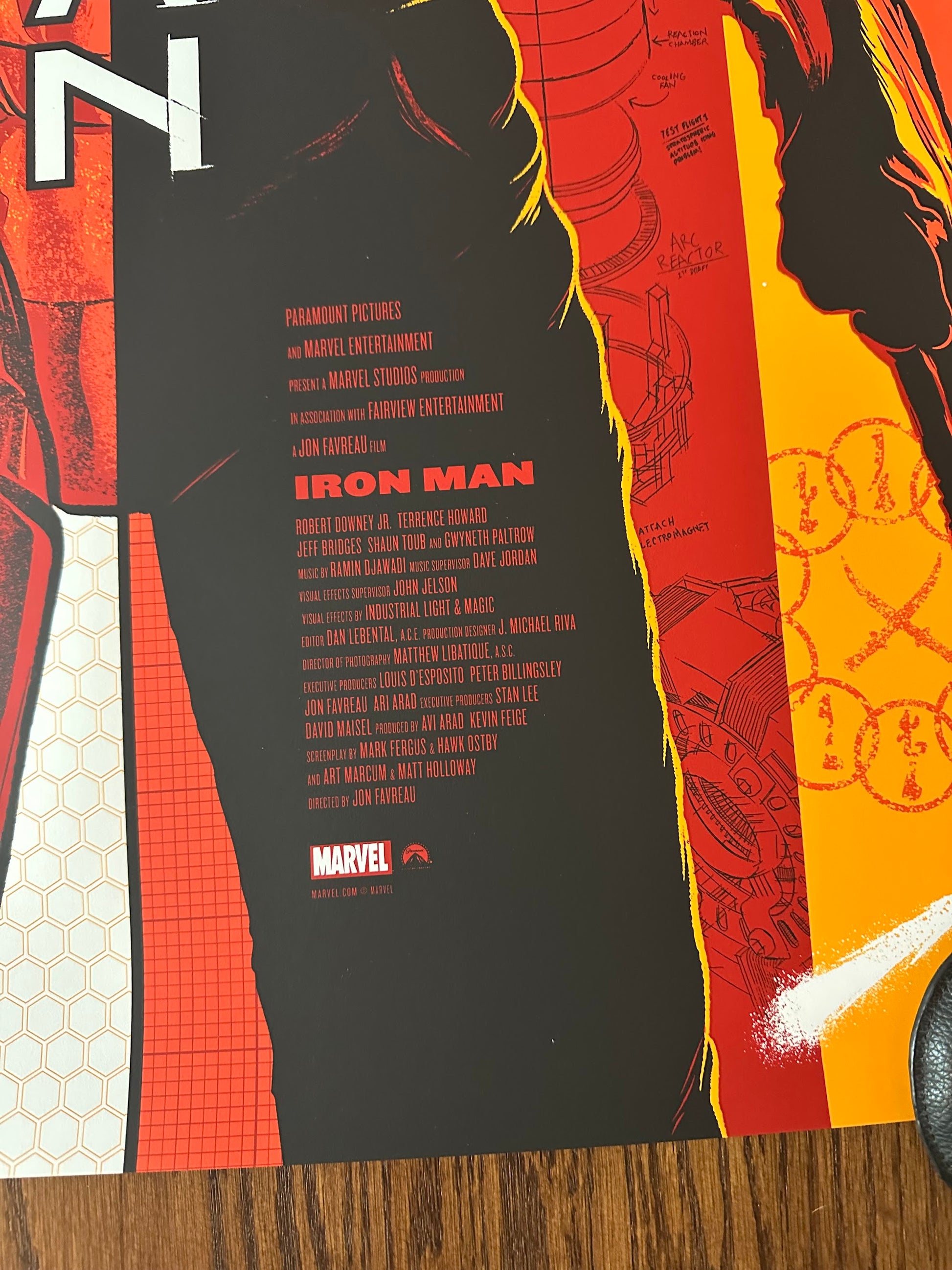 Christopher Cox - Iron Man 24x36 movie poster - detail image 7