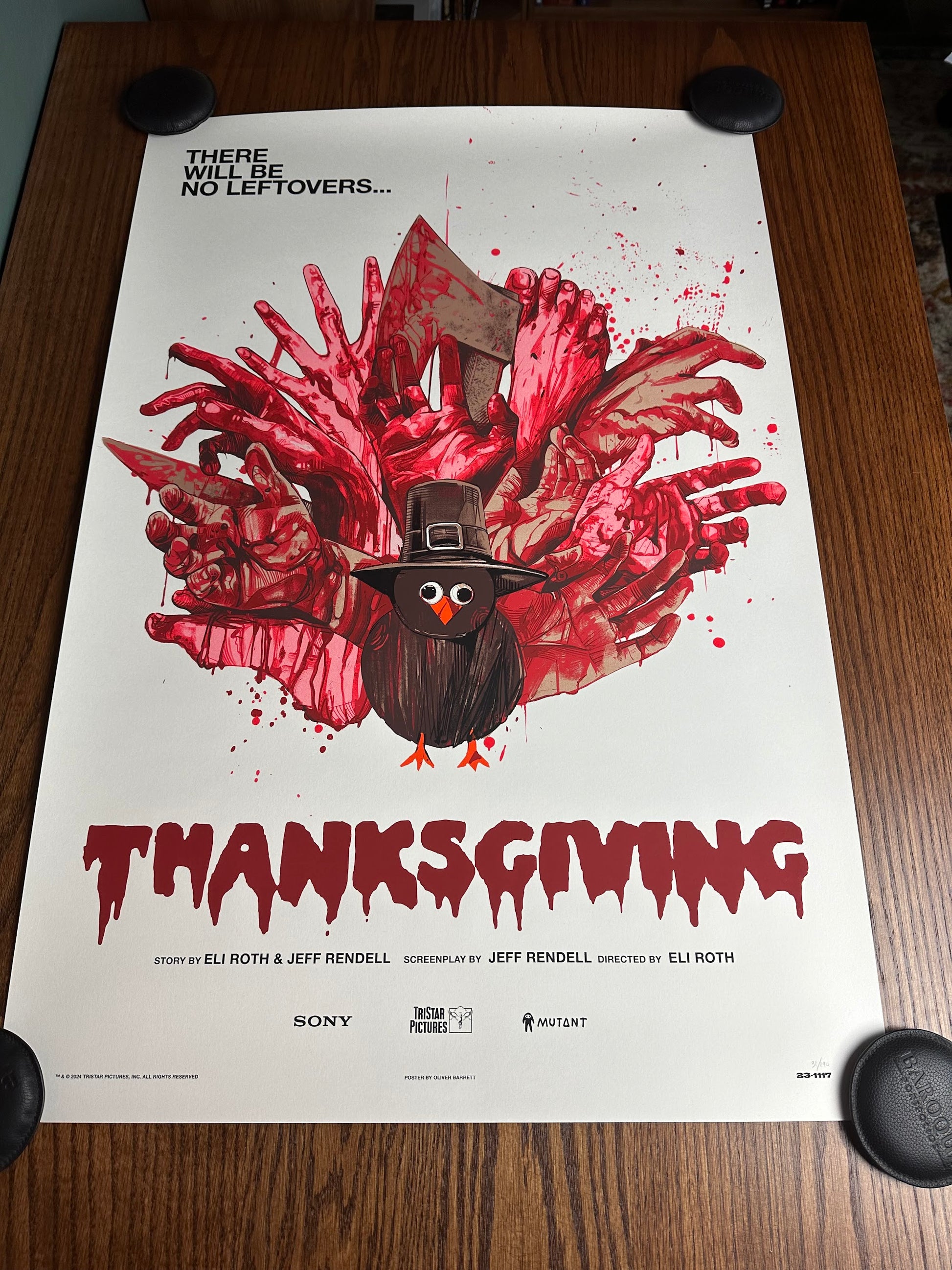 Oliver Barrett - Thanksgiving 24x36 movie poster
