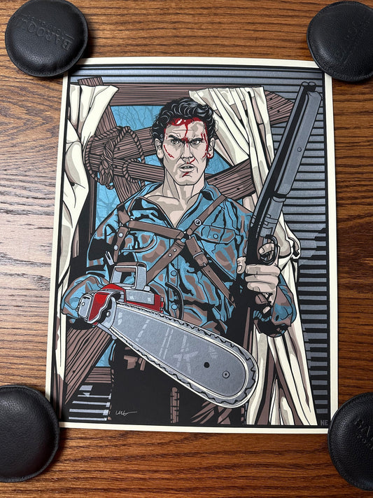 New Flesh - Army of Darkness Ash Portrait 12x16 art print