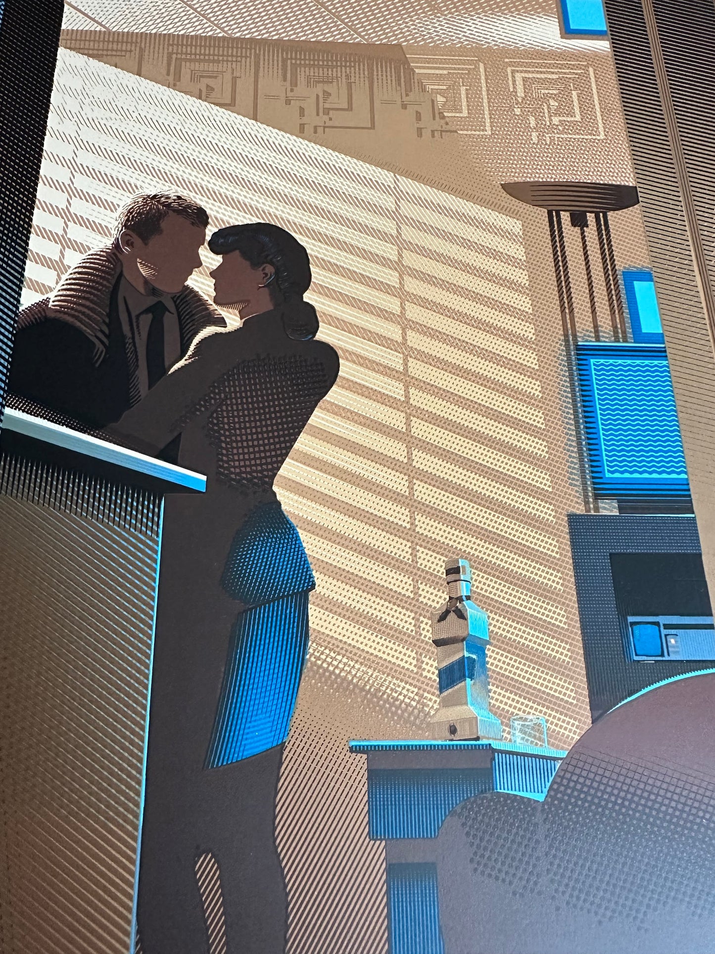 Laurent Durieux - Blade Runner Memories in Green 24x36 movie poster - detail image 3