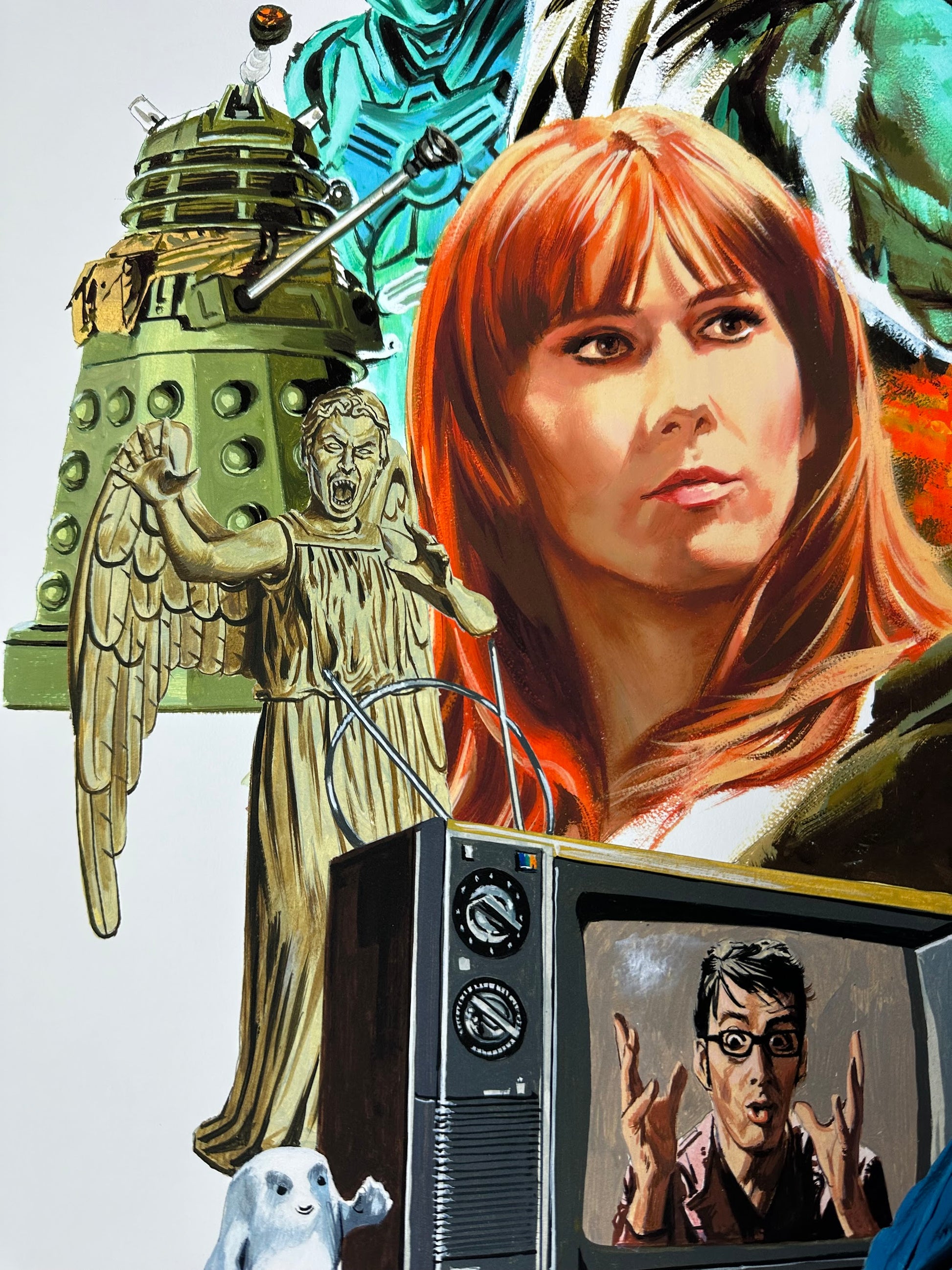 Paul Mann - Doctor Who Variant 36x24 movie poster - detail image 4