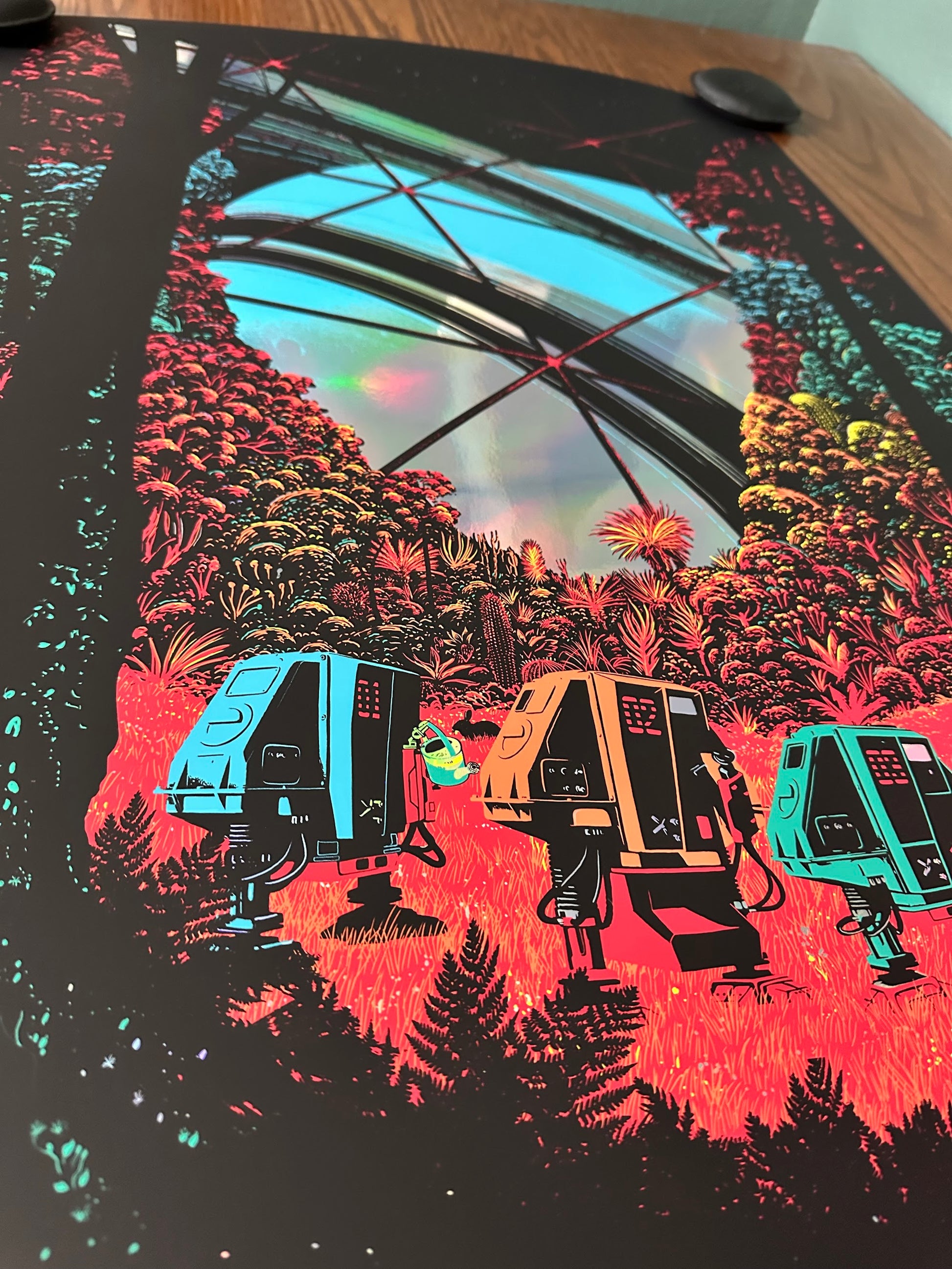 Raid71 - Silent Running Foil Variant 24x36 movie poster - detail image 5