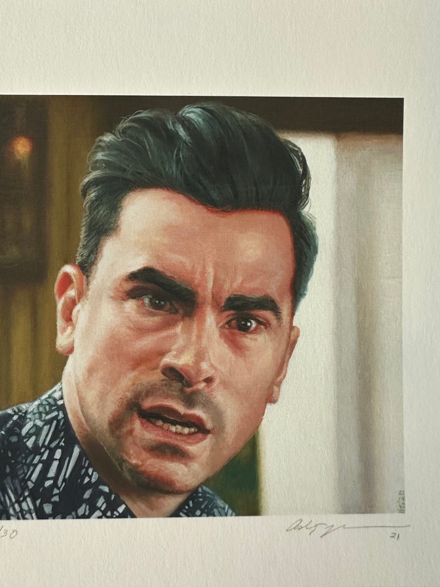 Ashton Gallagher - Schitt's Creek Rose Family Portrait Set 6x6 art print - detail image 4