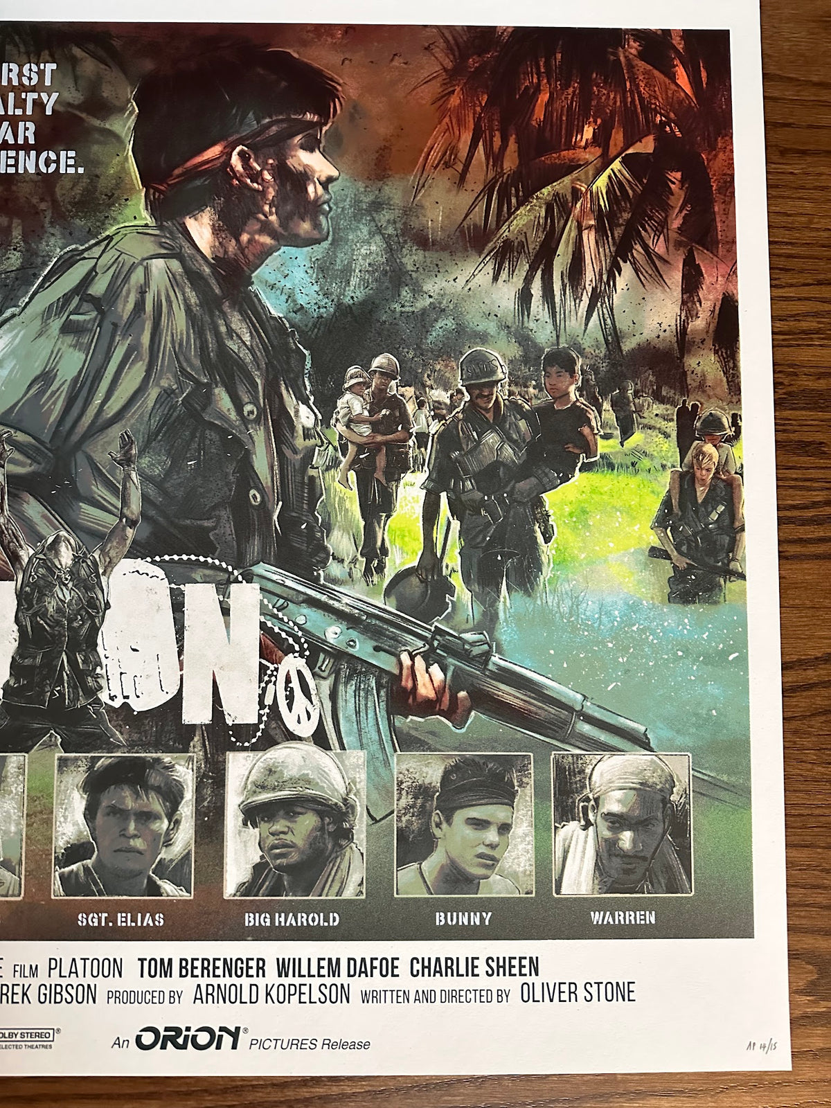 Vlad Rodriguez - Platoon - 36x24 - Limited Edition Poster