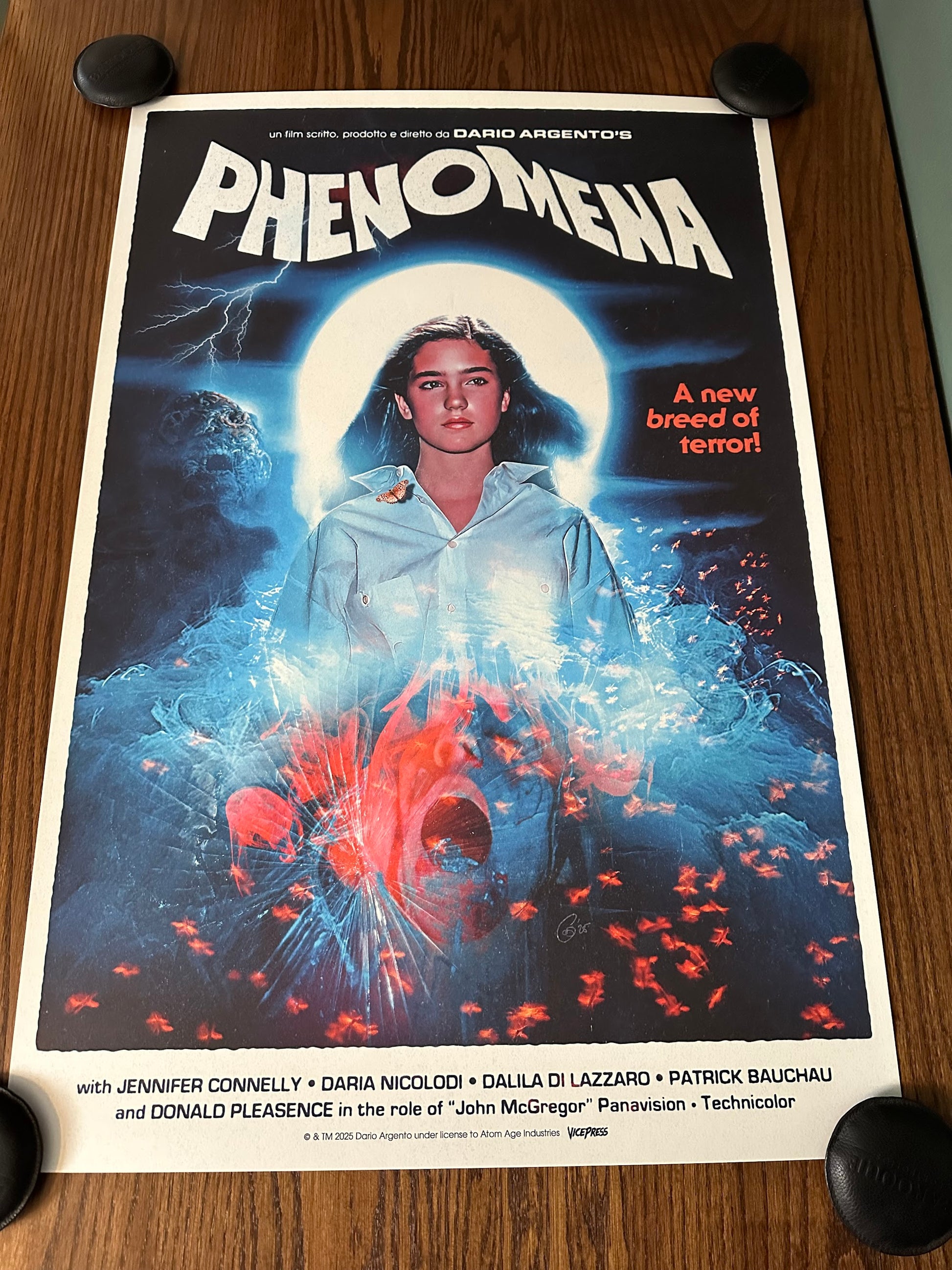 Creepy Duck Design - Phenomena 24x36 movie poster