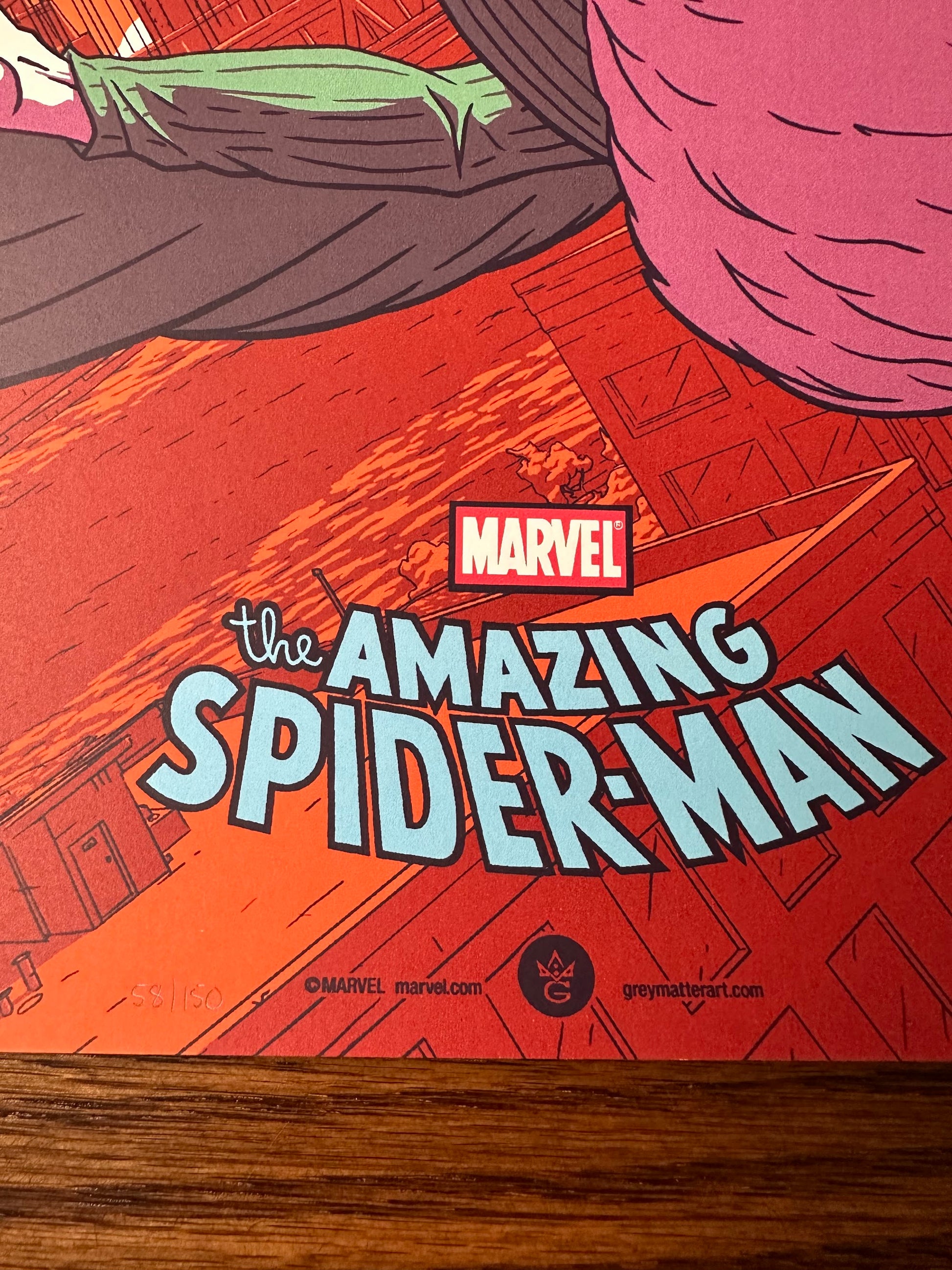 Florey - Spider-Man vs. Vulture 18x24 movie poster - detail image 5