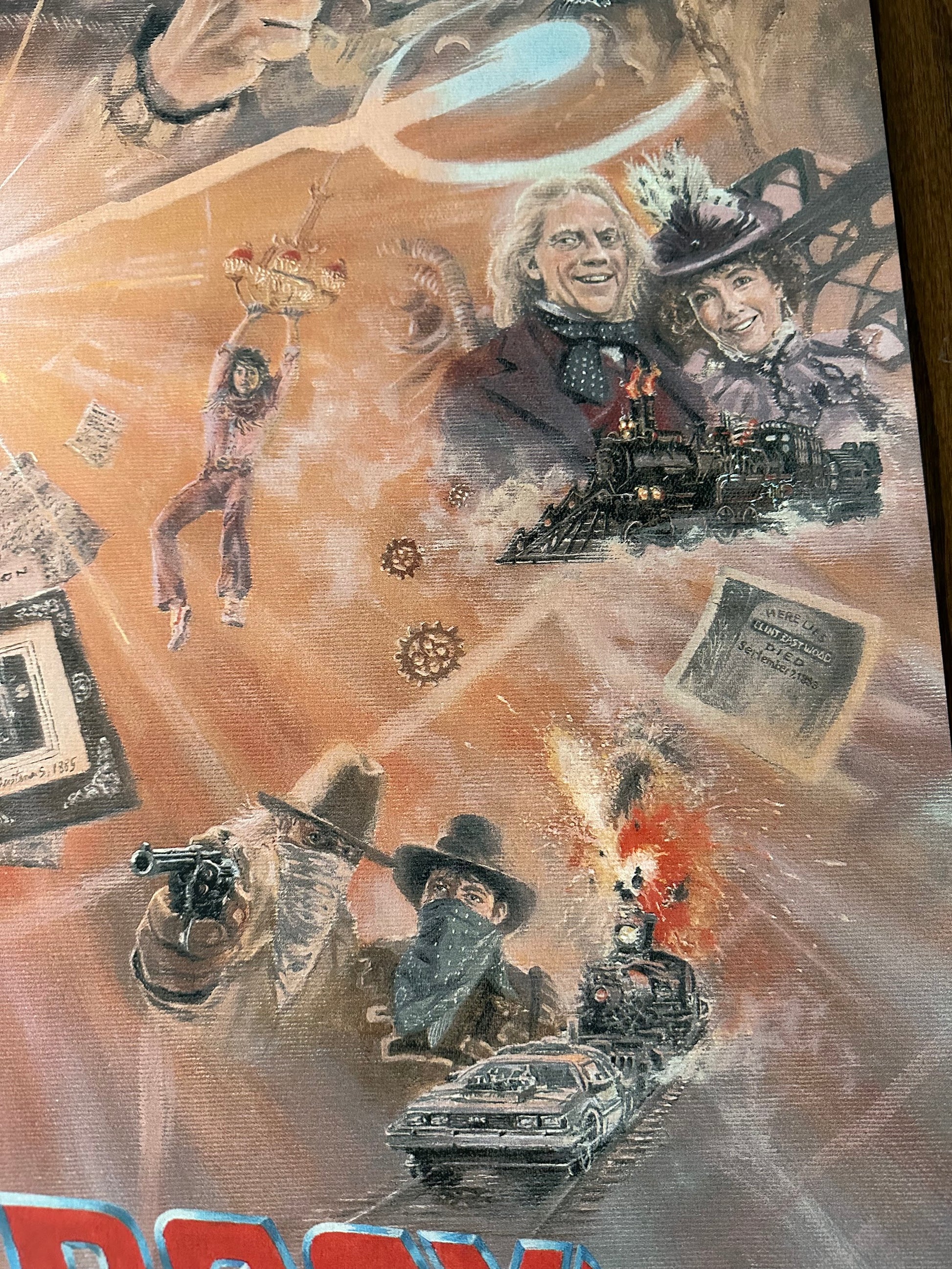 Gustavo Barroni - Back to the Future III 24x36 movie poster - detail image 5