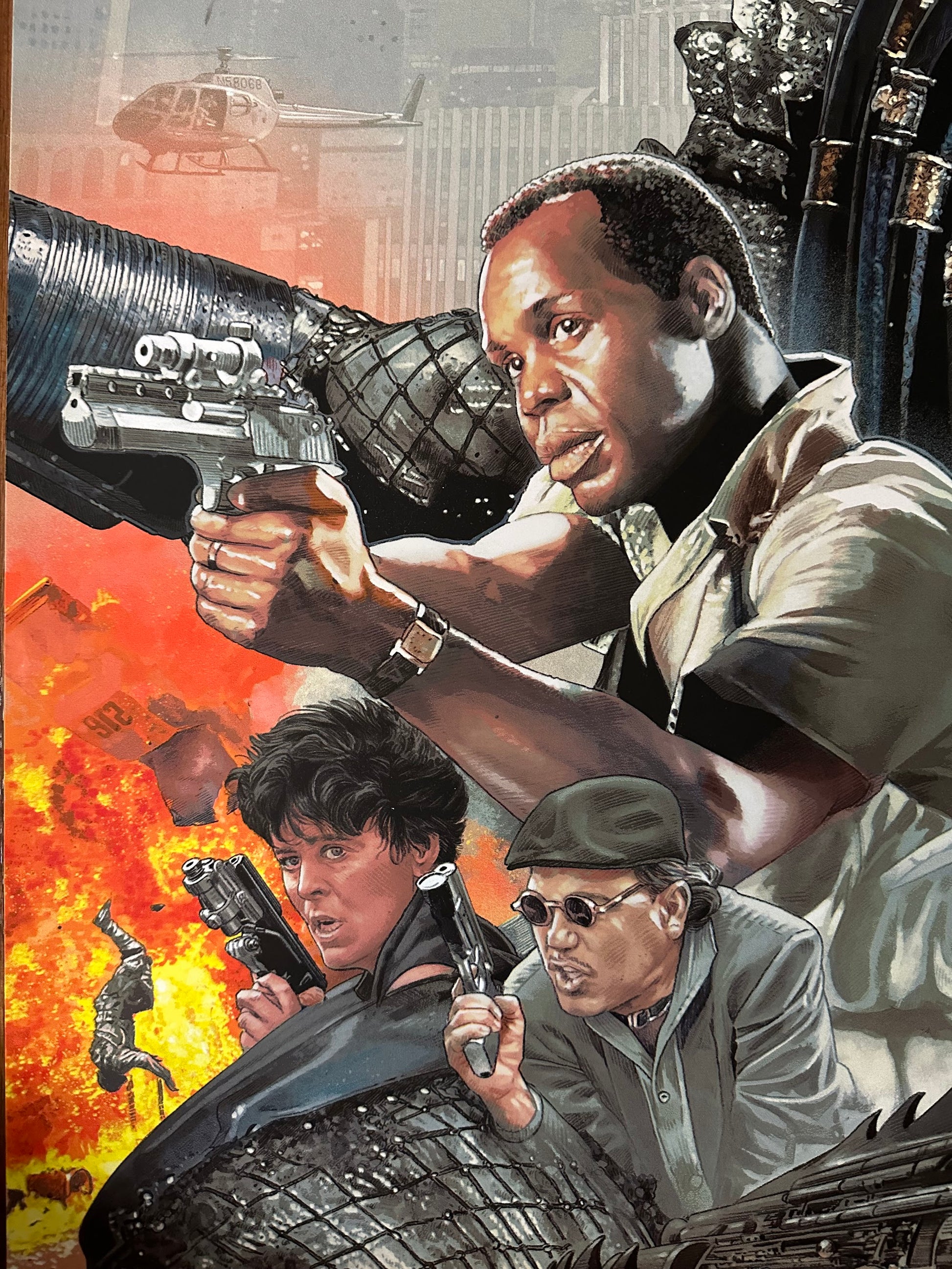 Juan Burgos - Predator 2 Variant 24x36 movie poster - detail image 3