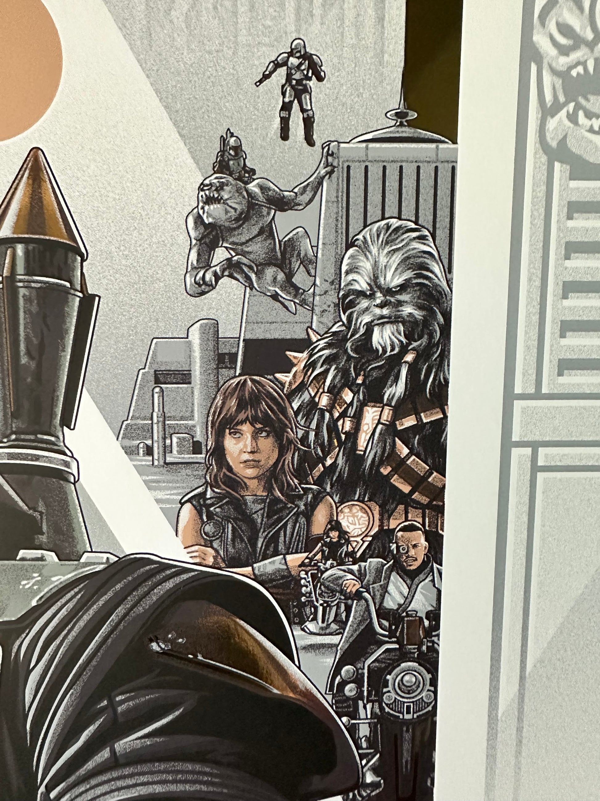 Amien Juugo - The Book of Boba Fett Variant 24x36 movie poster - detail image 3