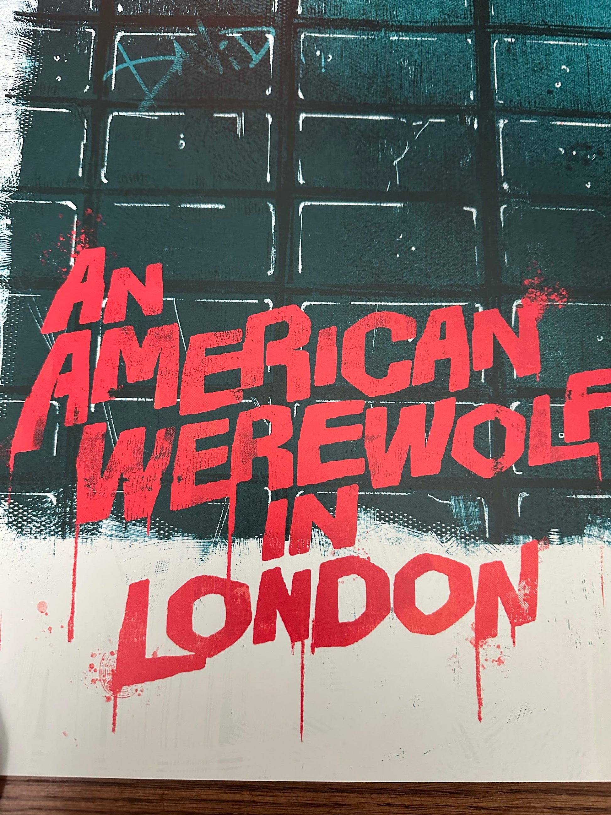 Heather Vaughan - An American Werewolf in London 36x24 movie poster - detail image 2