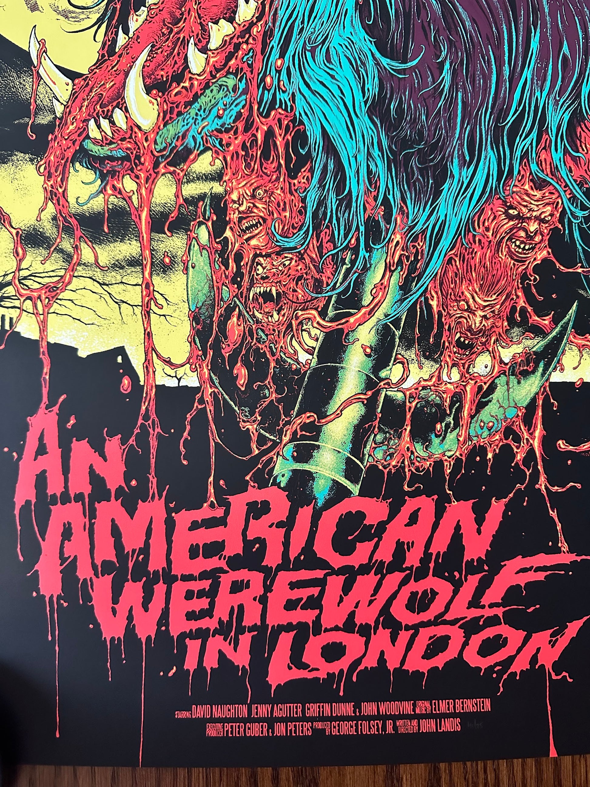 Mark Richards – An American Werewolf in London, 18 x 24 in, art print, image 4
