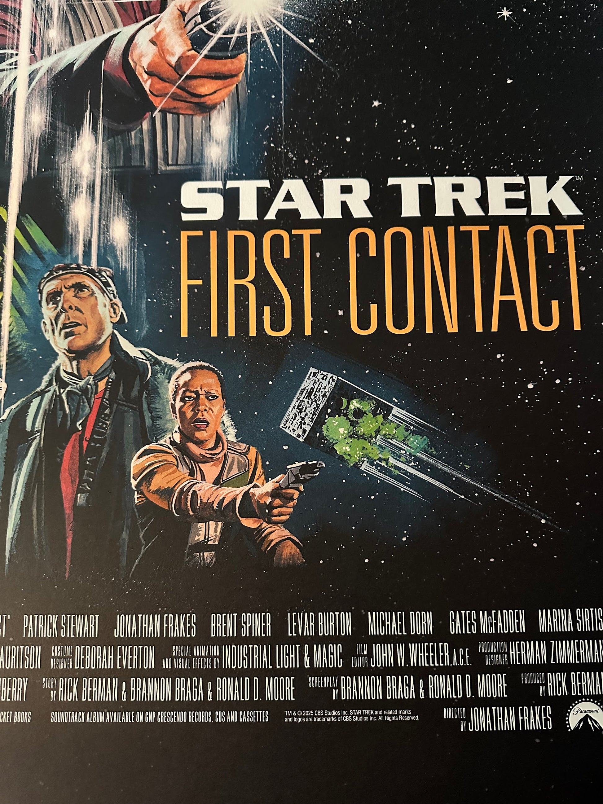 Paul Mann - Star Trek First Contact 24x36 movie poster - detail image 5
