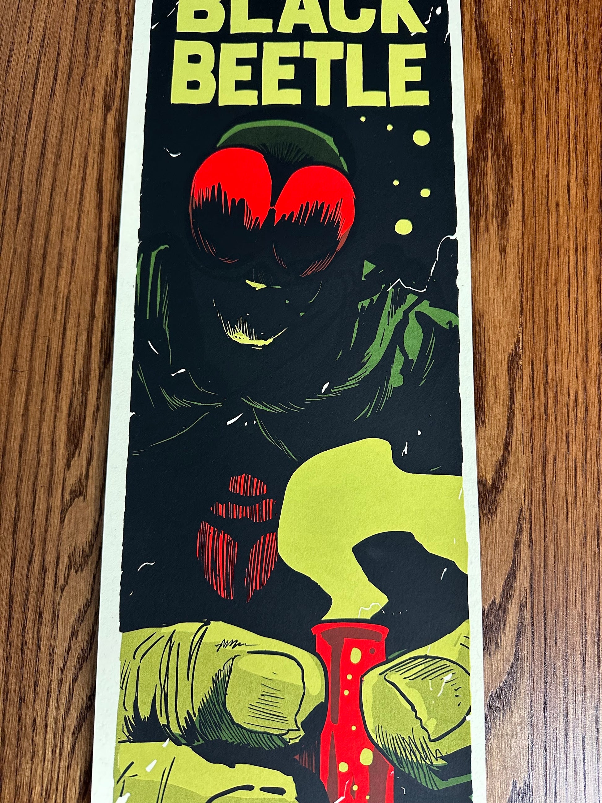 Francesco Francavilla - The Black Beetle 8x36 movie poster - detail image 4