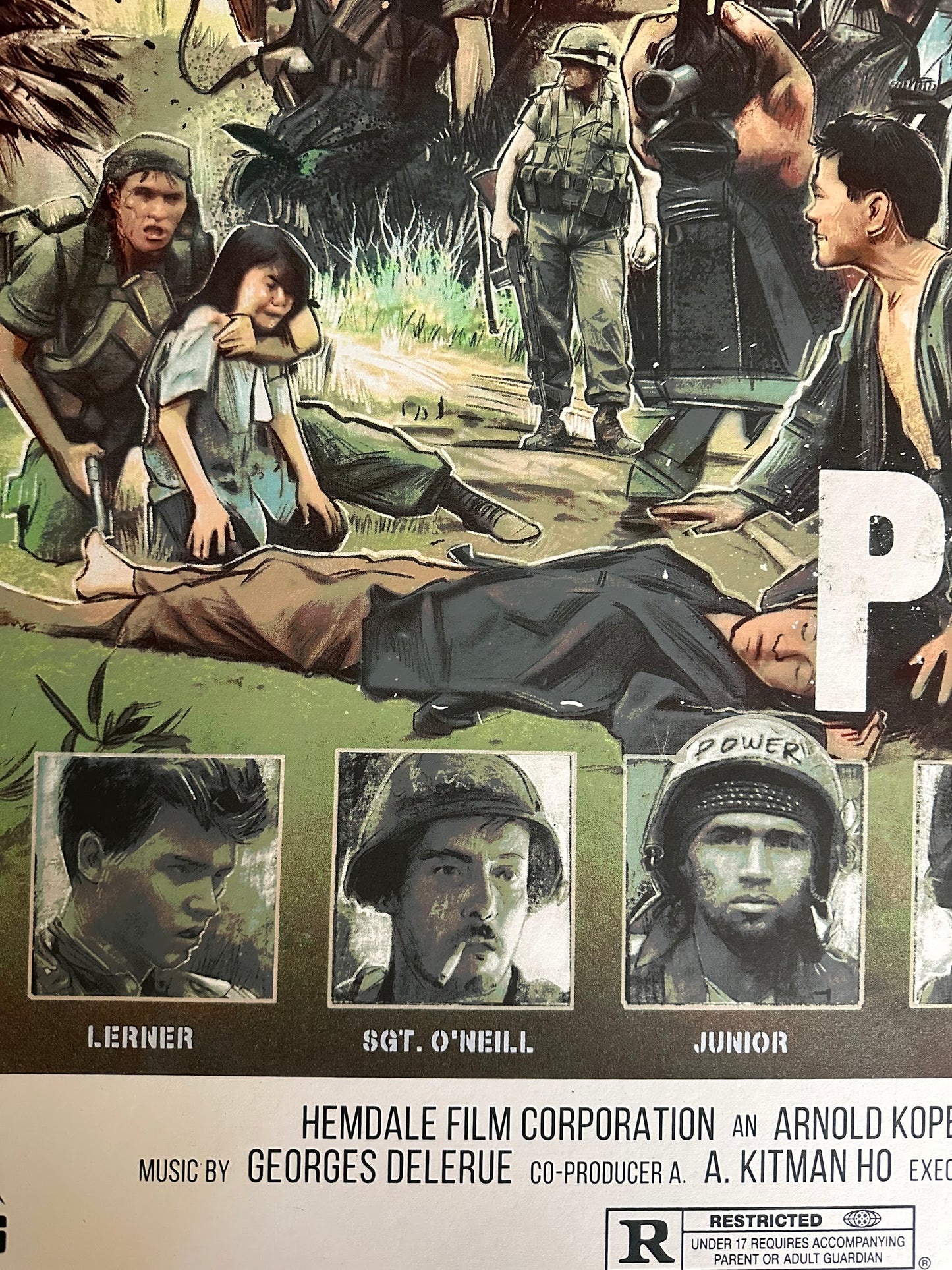 Vlad Rodriguez - Platoon 36x24 movie poster - detail image 5