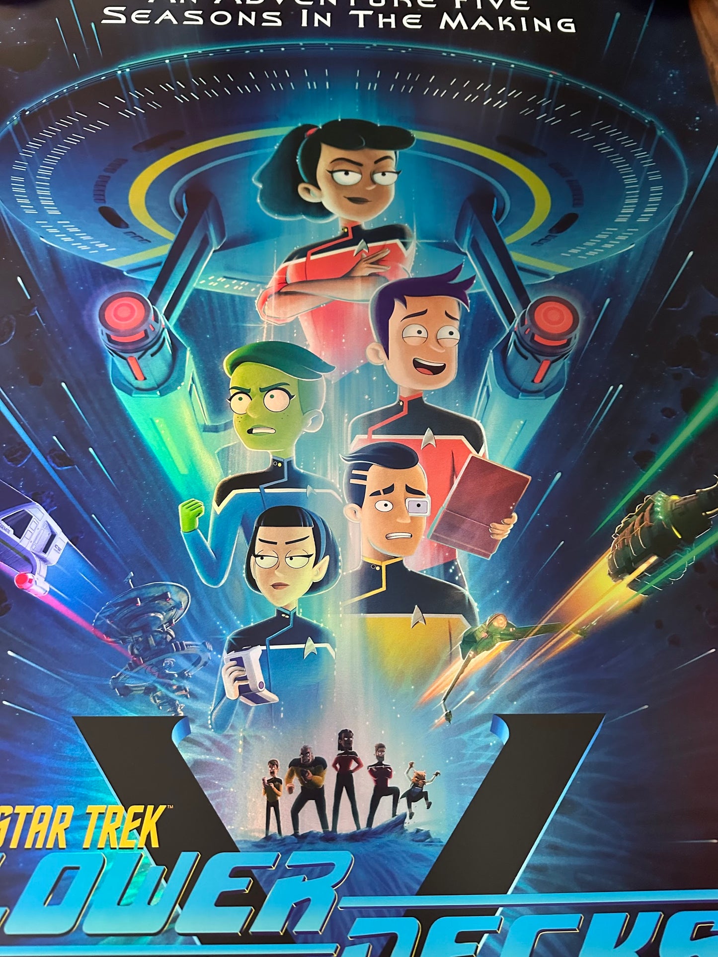 Matt Ferguson - Star Trek Lower Decks Foil Variant 24x36 movie poster - detail image 4
