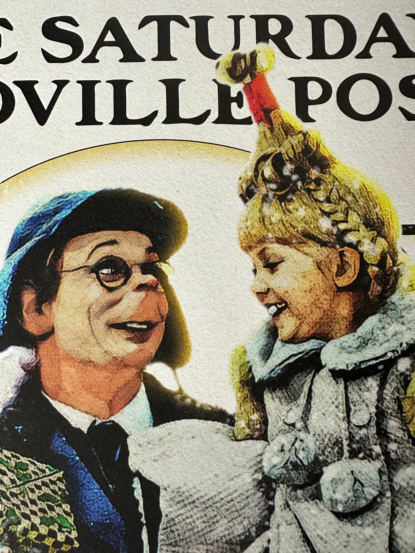 Nate Gonzales - The Saturday Whoville Post How the Grinch Stole Christmas 12x18 art print - detail image 2