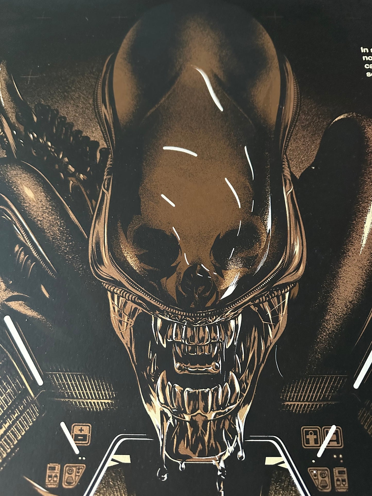 Martin Ansin - Alien 24x36 movie poster - detail image 2