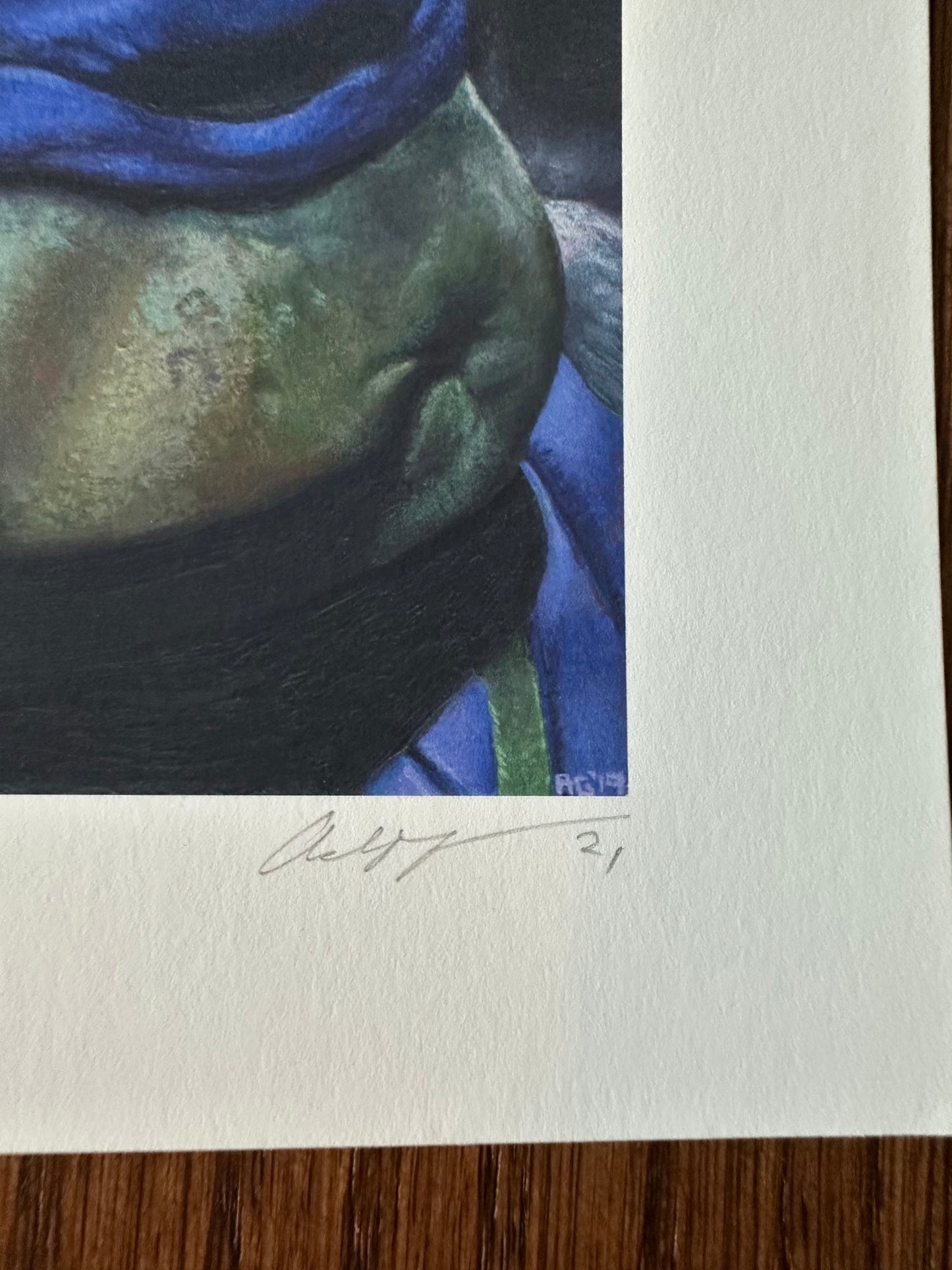 Ashton Gallagher - Teenage Mutant Ninja Turtles Donny Portrait 6x6 art print - detail image 4