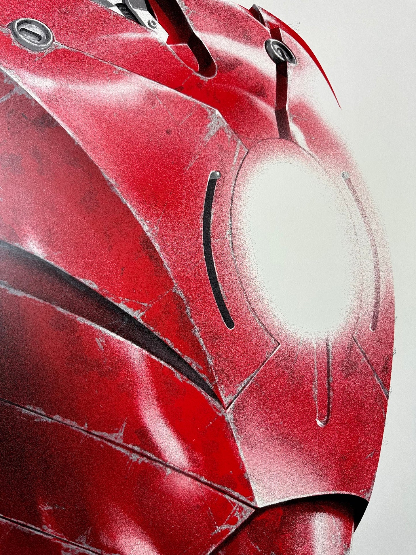 Phantom City Creative - Iron Man Mark III Battle Variant 24x36 movie poster - detail image 5