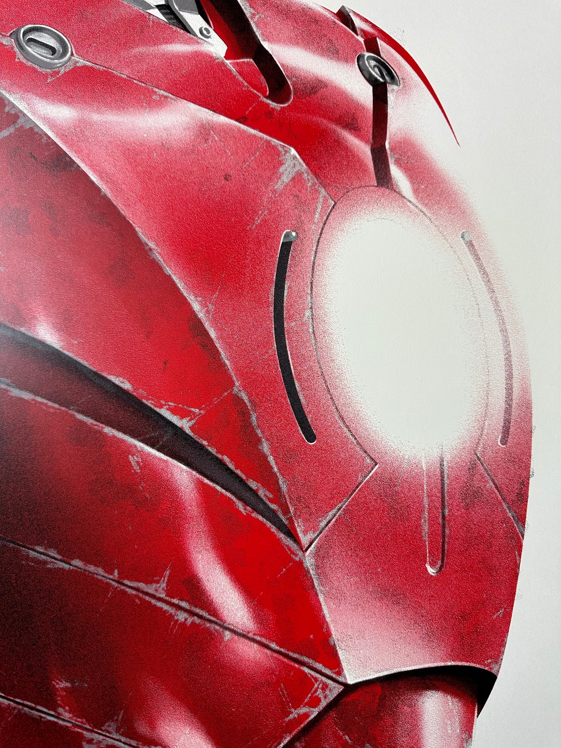 Phantom City Creative - Iron Man Mark III Battle Variant 24x36 movie poster - detail image 5