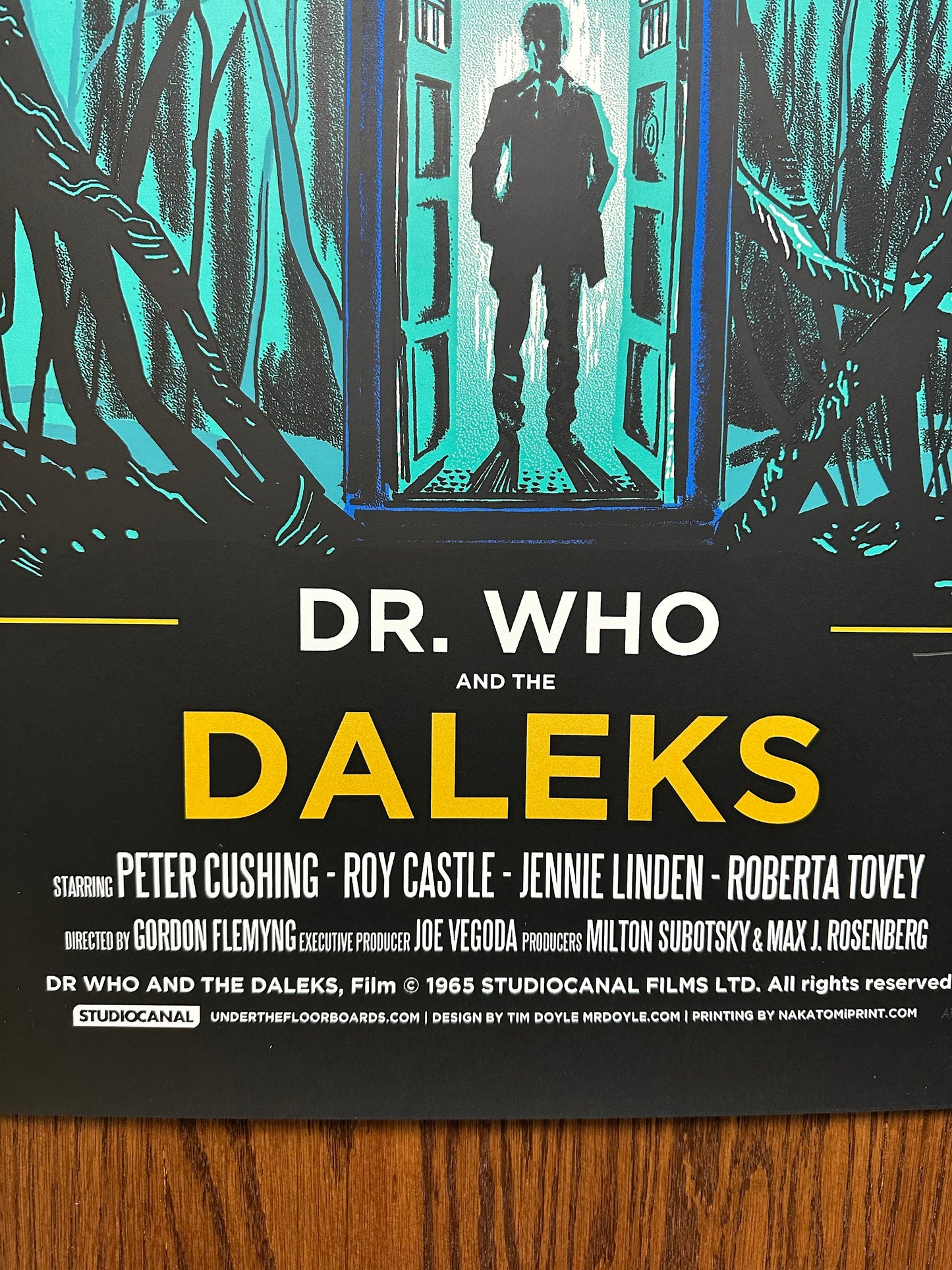 Tim Doyle - Dr. Who and the Daleks 20x36 movie poster - detail image 4
