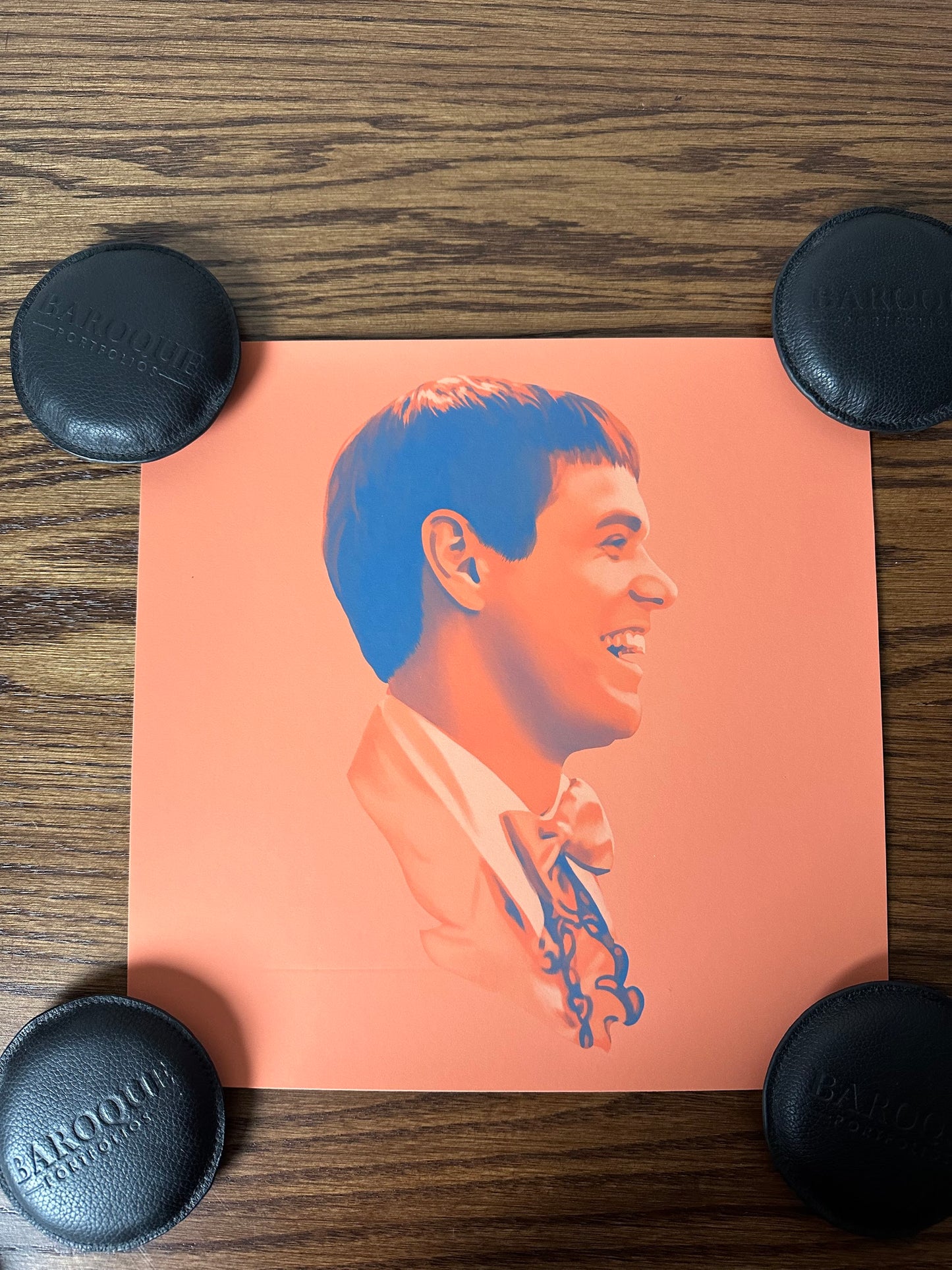 Dakota Randall - Dumb & Dumber Llyod Christmas Portrait 12x12 art print