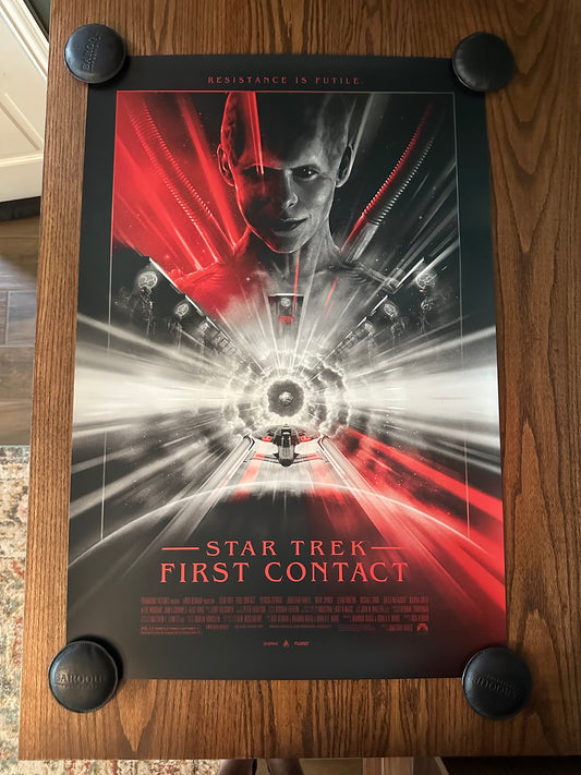 Florey - Star Trek First Contact Foil Variant 24x36 movie poster