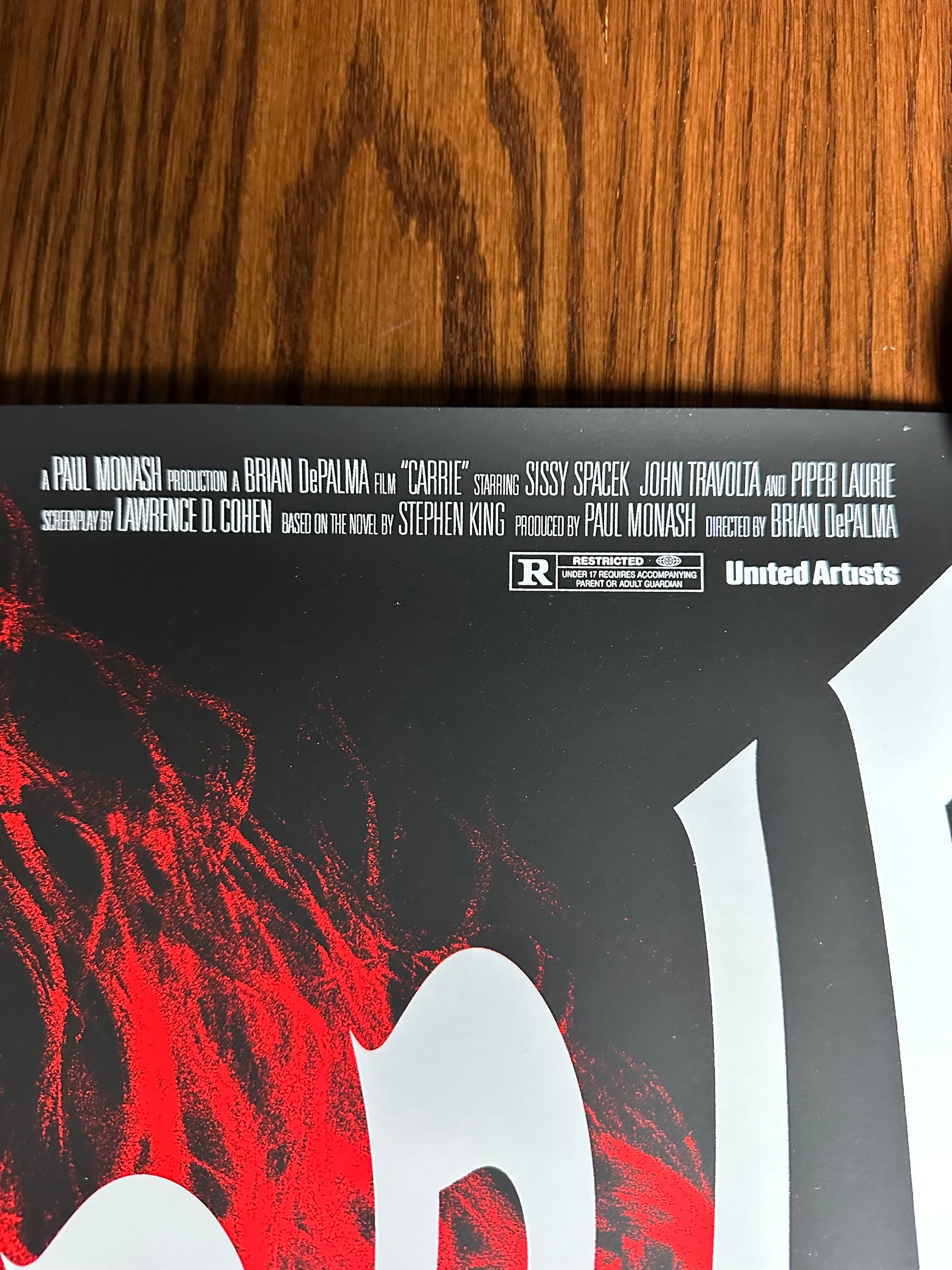 Brandon Schaefer - Carrie 18x24 movie poster - detail image 3