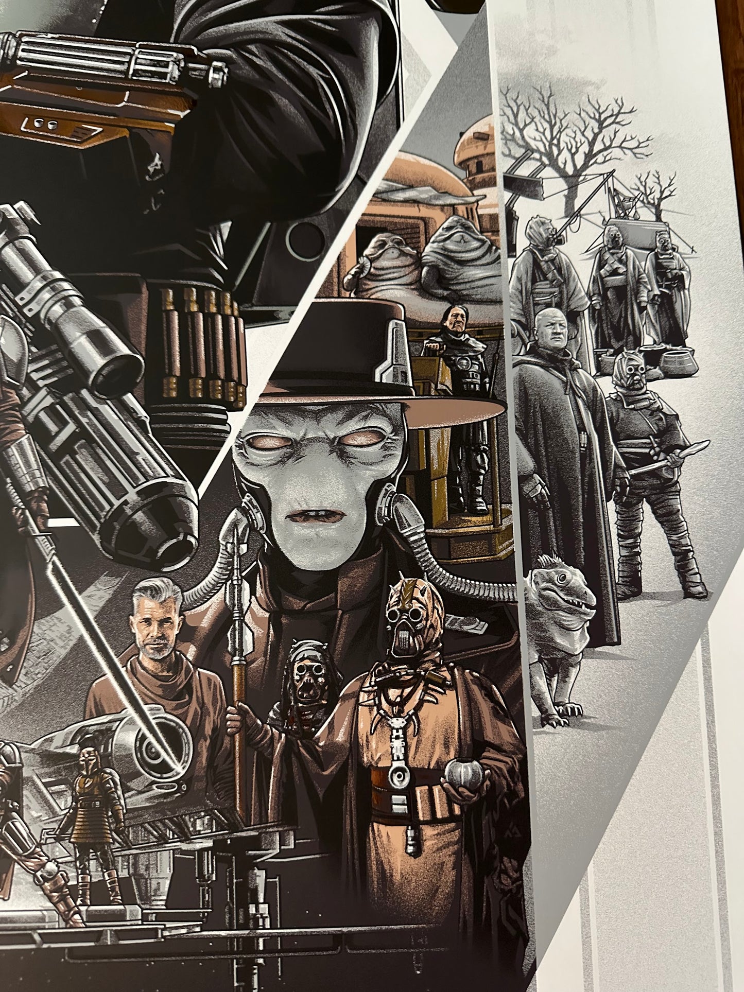 Amien Juugo - The Book of Boba Fett Variant 24x36 movie poster - detail image 6