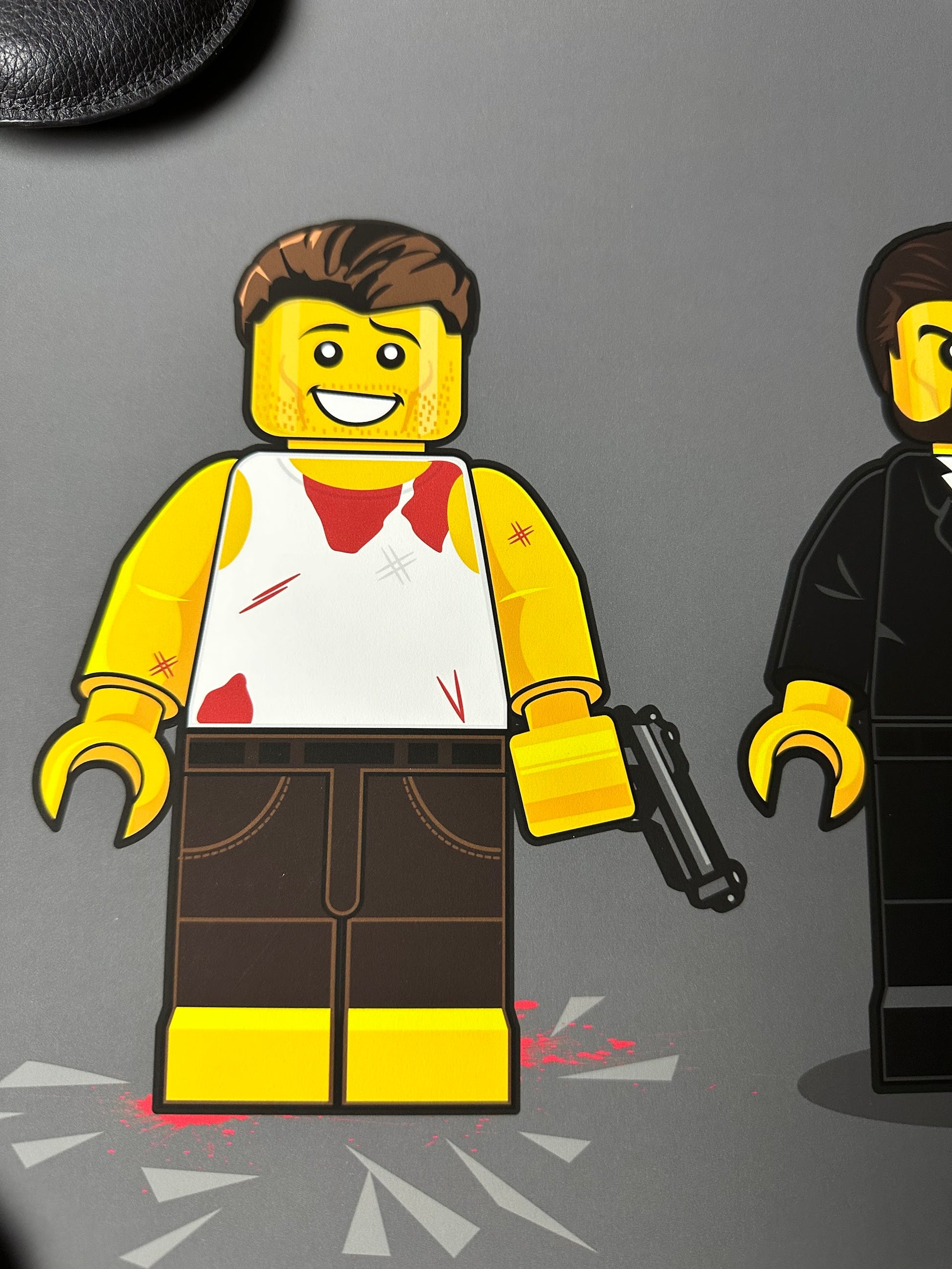 Dan Shearn - Lego Die Hard 12x12 art print - detail image 2
