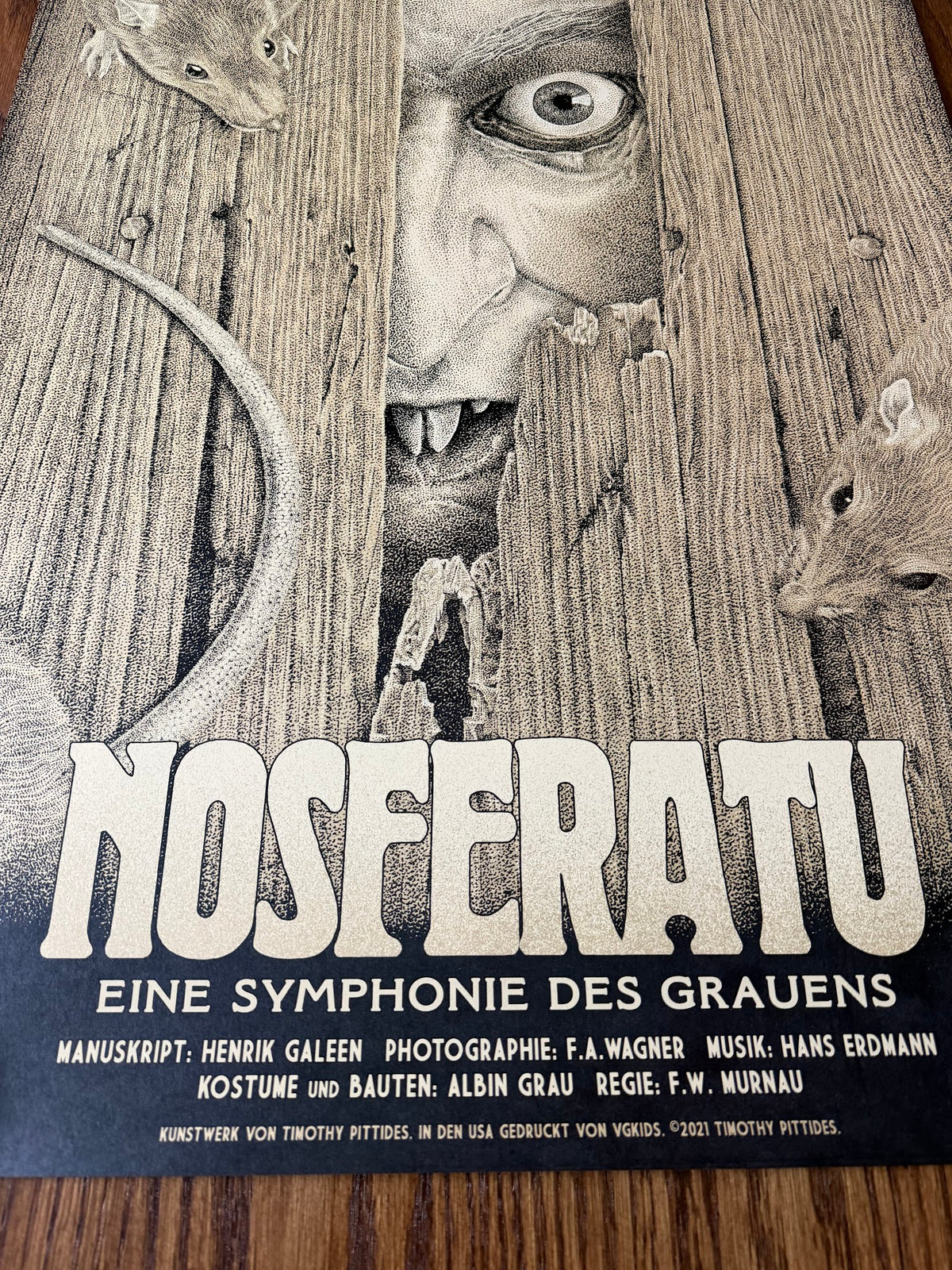 Timothy Pittides - Nosferatu Variant - 20x30 - Limited Edition Poster