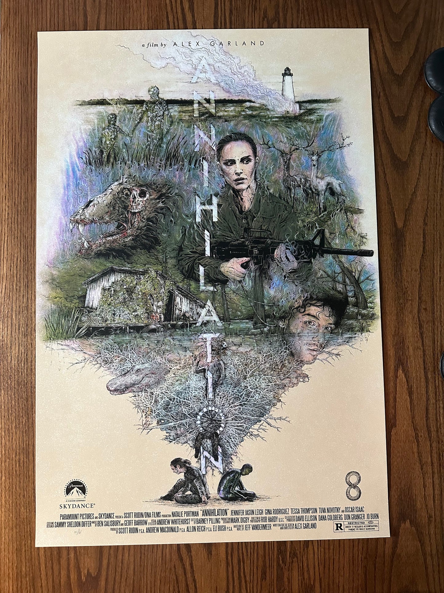 Andrew Rowland - Annihilation 24x36 movie poster
