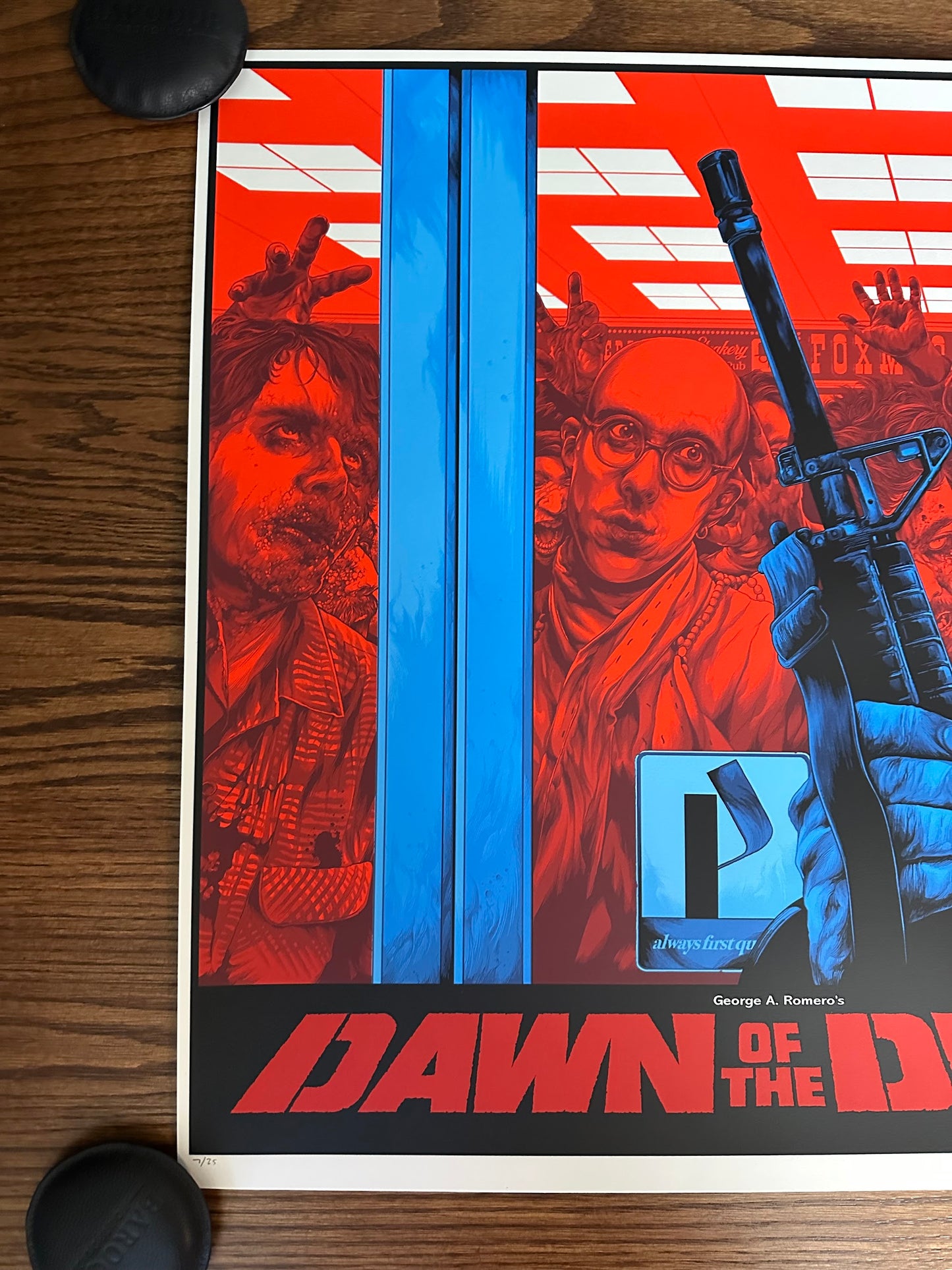 Ken Taylor - Dawn of Dead 36x24 movie poster - detail image 2