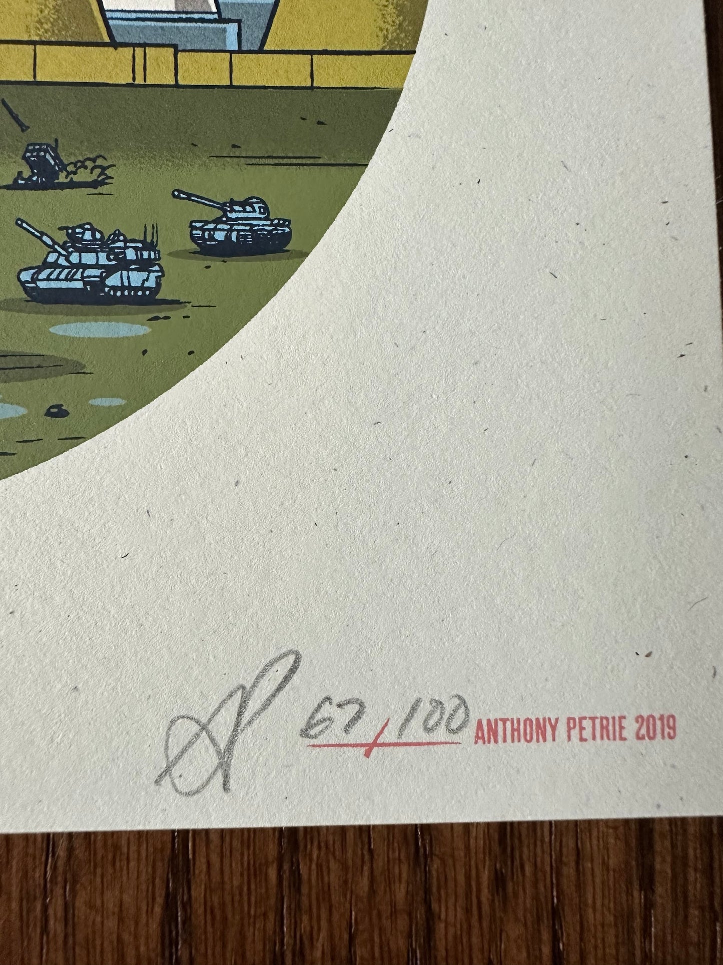 Anthony Petrie - Strange Beast Tsukin 7x7 art print - detail image 4