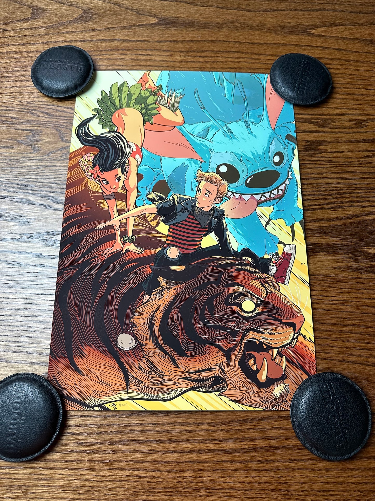 Andrew Sebastian Kwan - Lilo & Calvin 13x19 art print