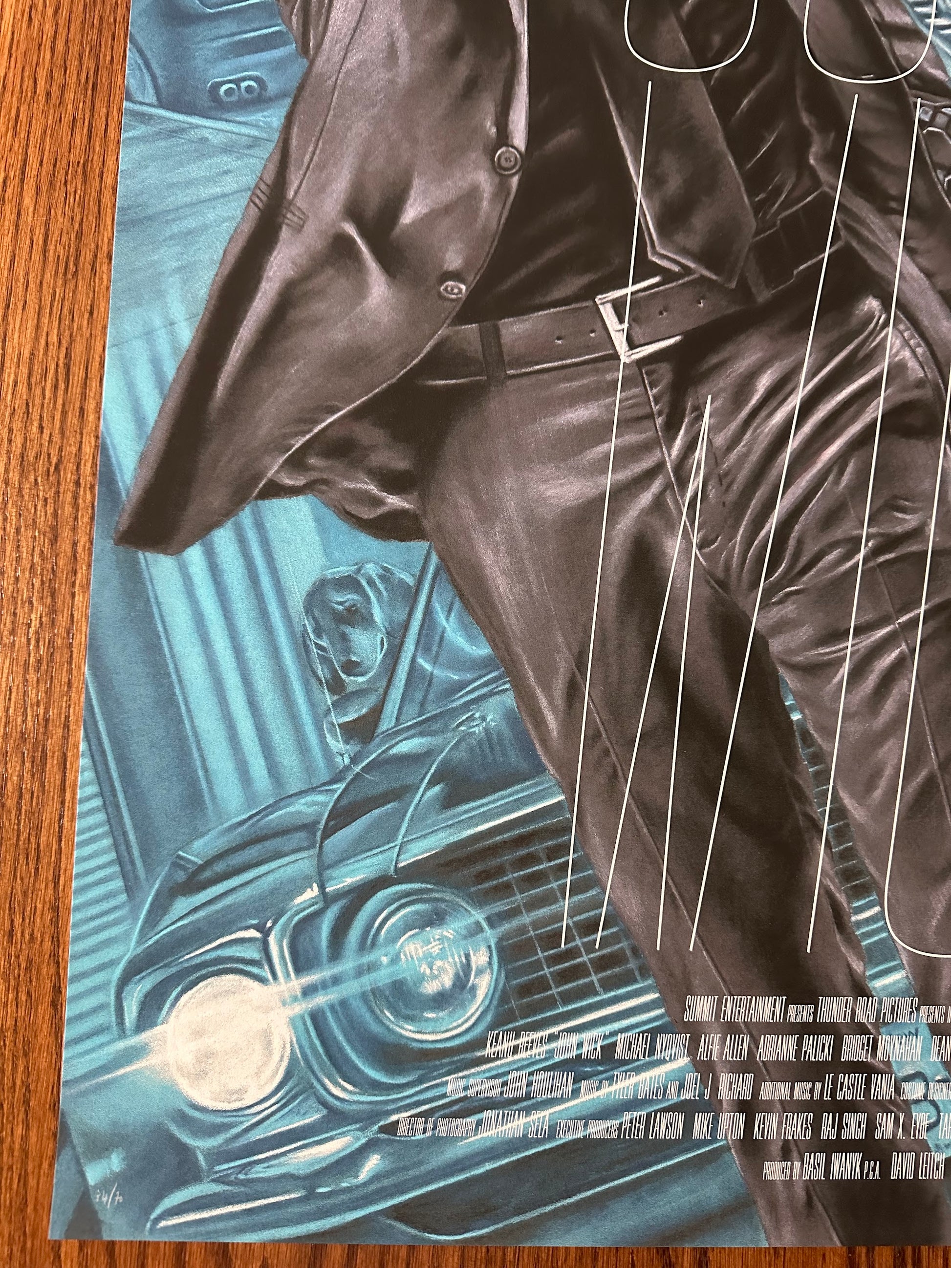 Victor Garduno - John Wick 24x36 movie poster - detail image 5