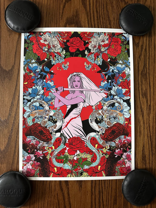 Mark Chilcott - Kill Bill The Bride 12x16 art print