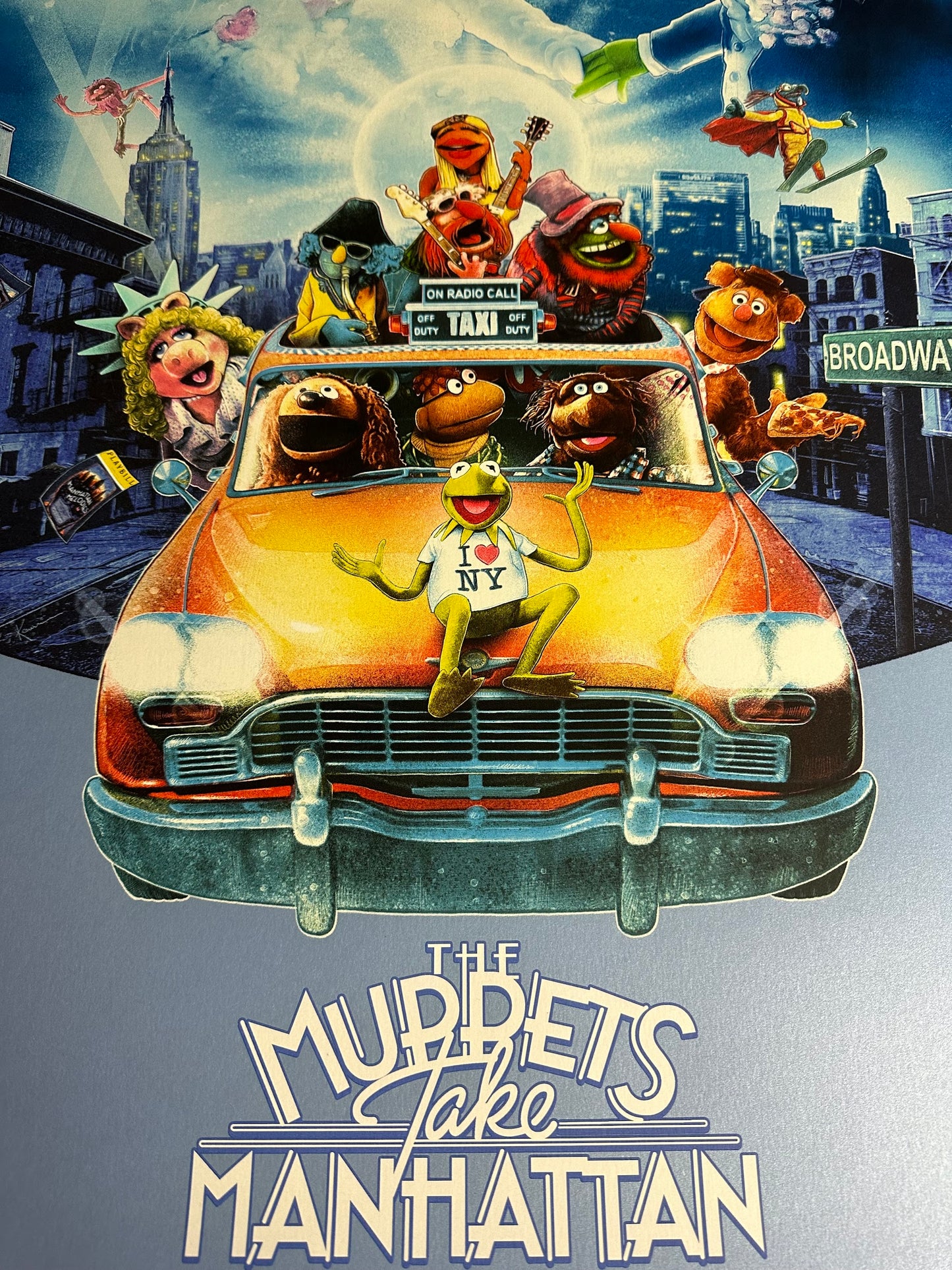 Kevin Wilson - Muppets take Manhattan 24x36 movie poster - detail image 2
