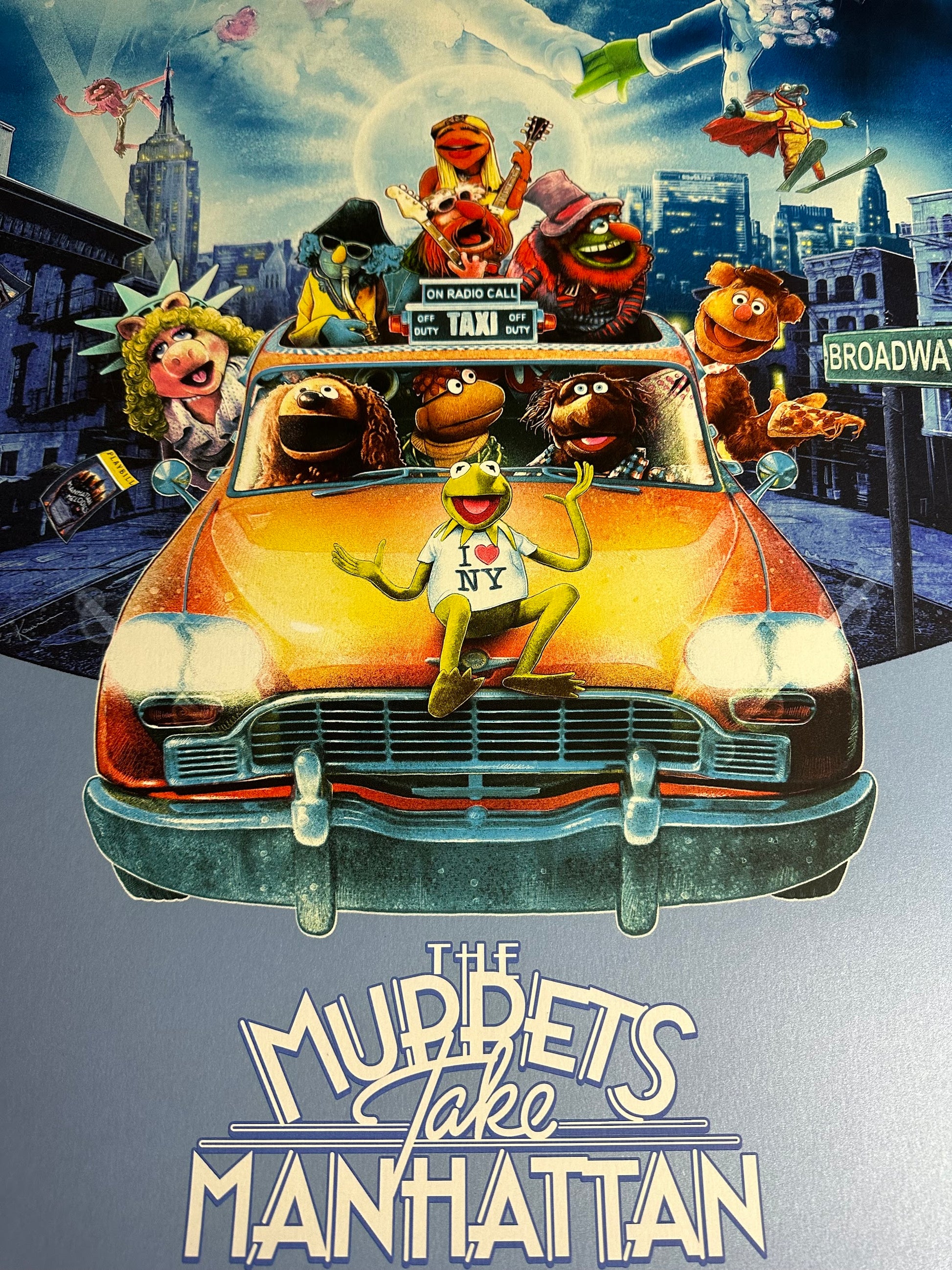 Kevin Wilson - Muppets take Manhattan 24x36 movie poster - detail image 2
