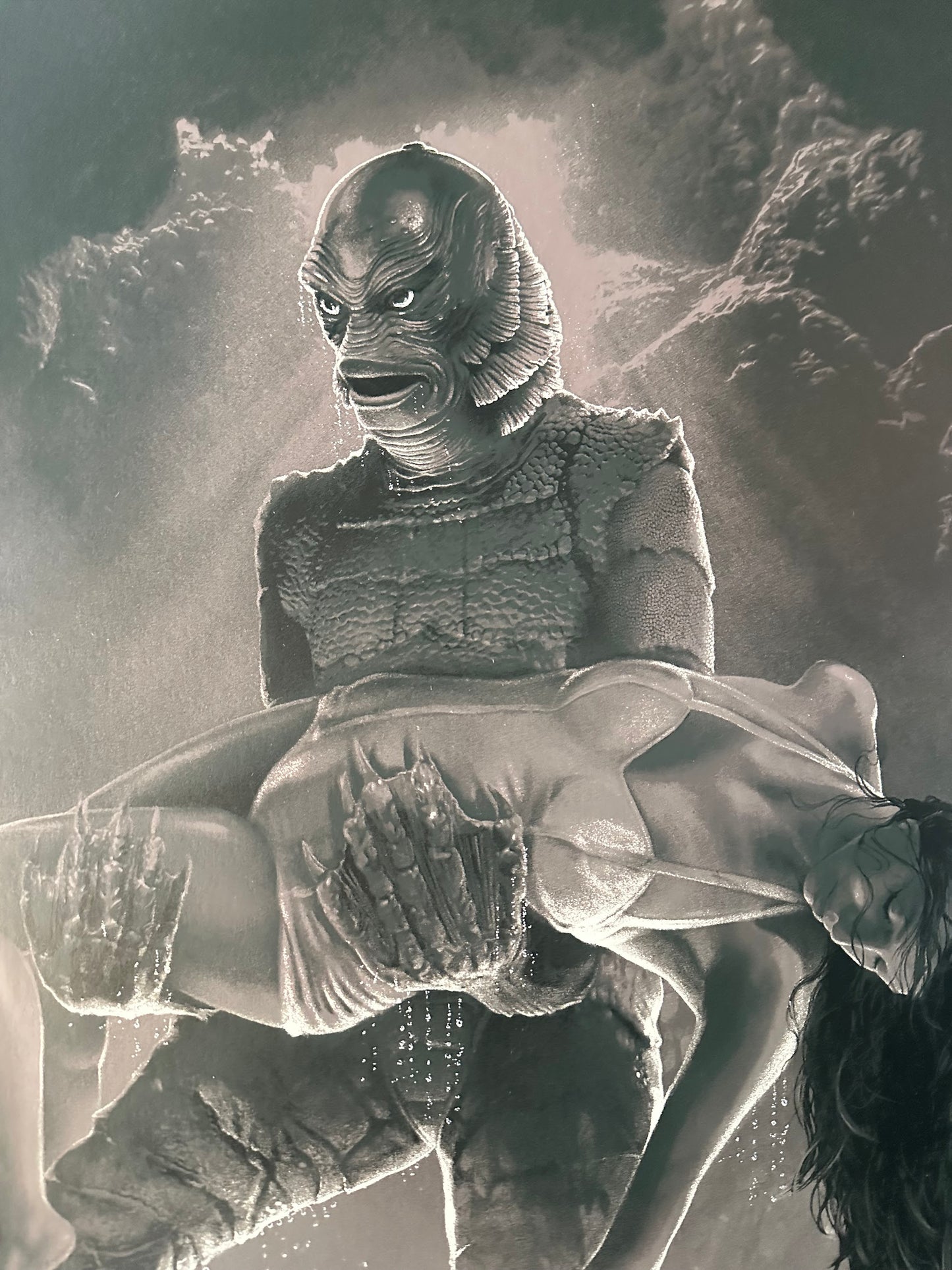 Juan Ramos - Creature from the Black Lagoon Variant 18x36 movie poster - detail image 2