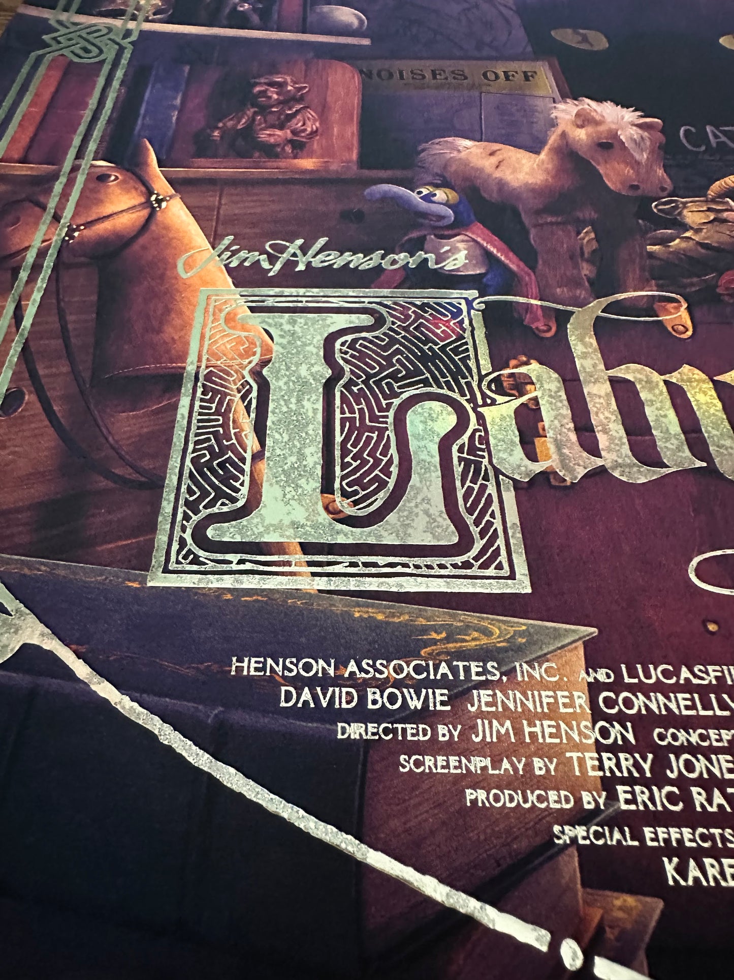 Kevin Wilson - The Labyrinth Hot Foil Variant 24x36 movie poster - detail image 3