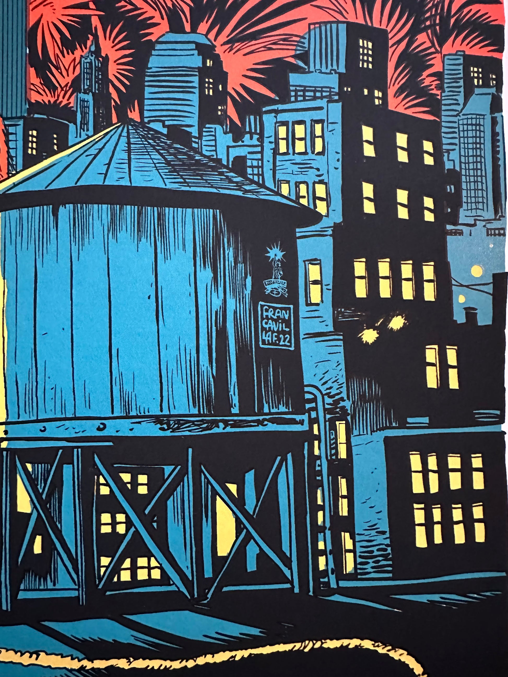 Francesco Francavilla - King Kong 24x36 movie poster - detail image 3