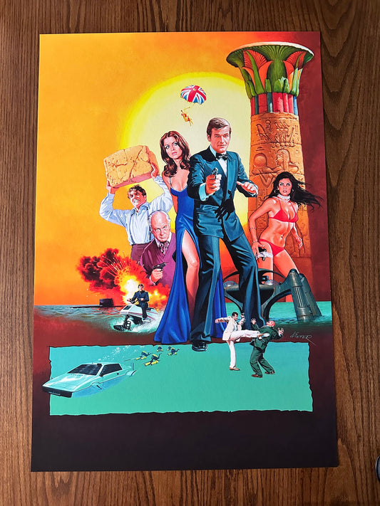 Alfons Kiefer - The Spy Who Loved Me Art Print 24x36 movie poster