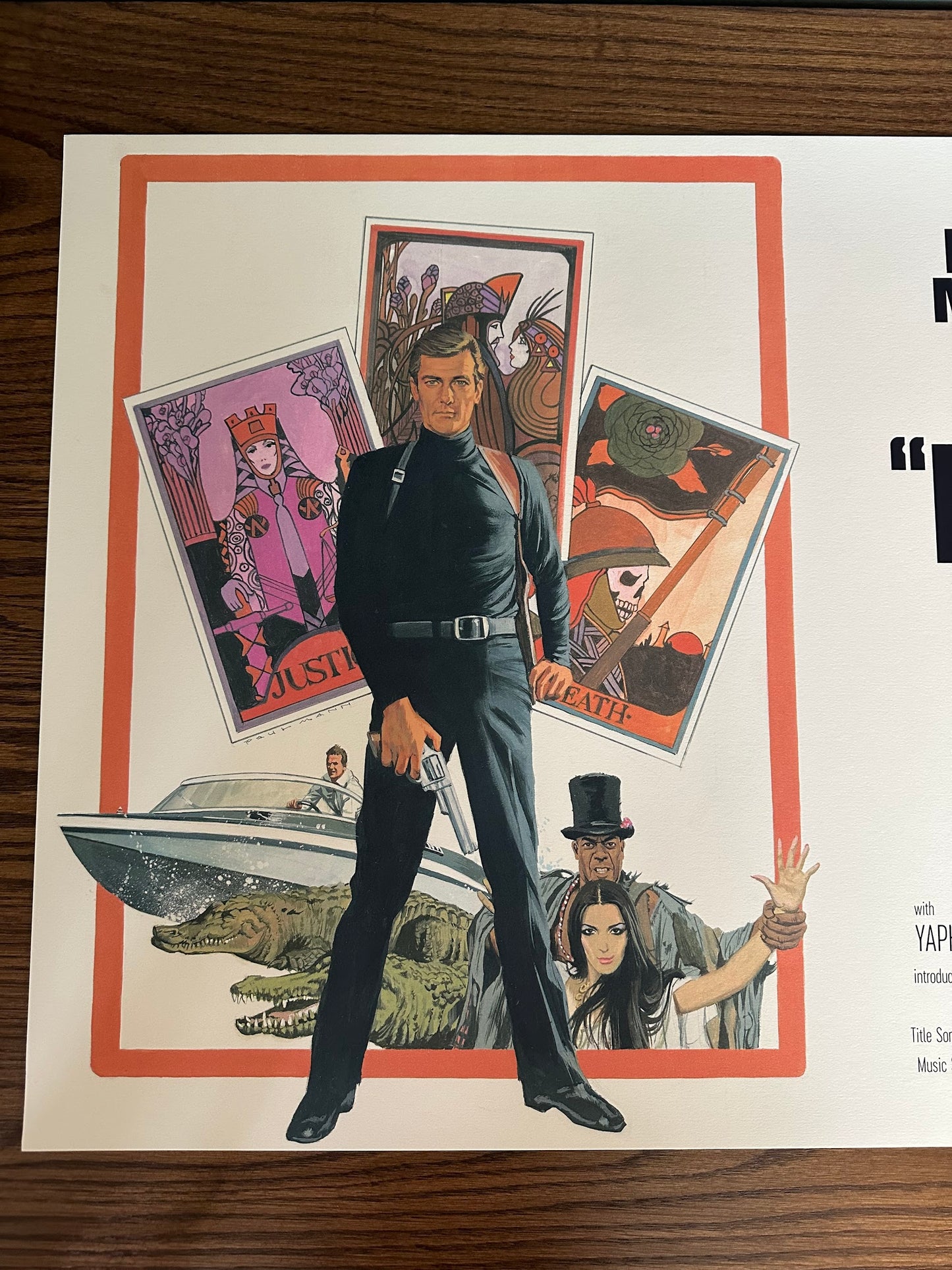Paul Mann - James Bond Live and Let Die Variant 36x24 movie poster - detail image 2