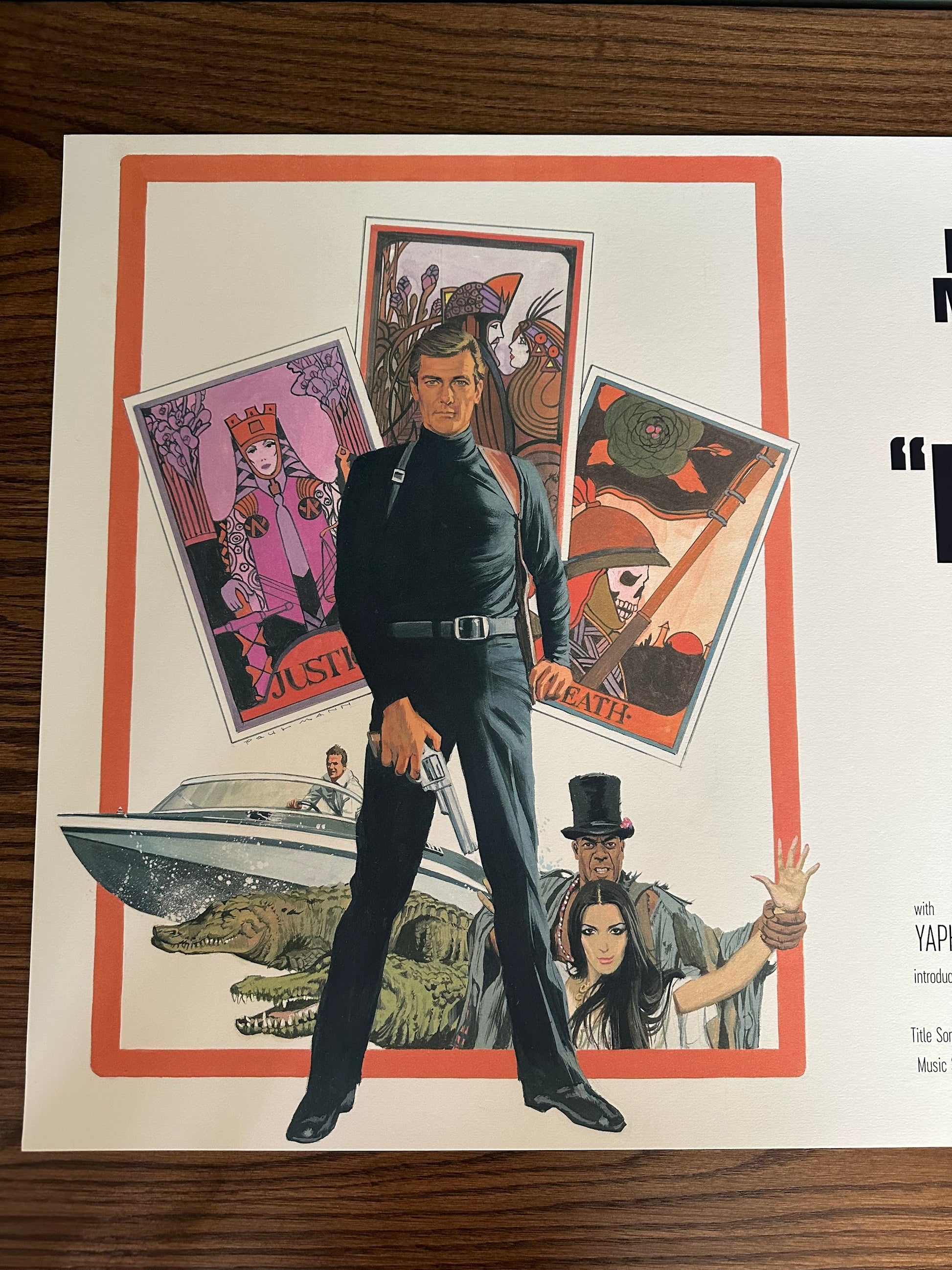 Paul Mann - James Bond Live and Let Die Variant 36x24 movie poster - detail image 2
