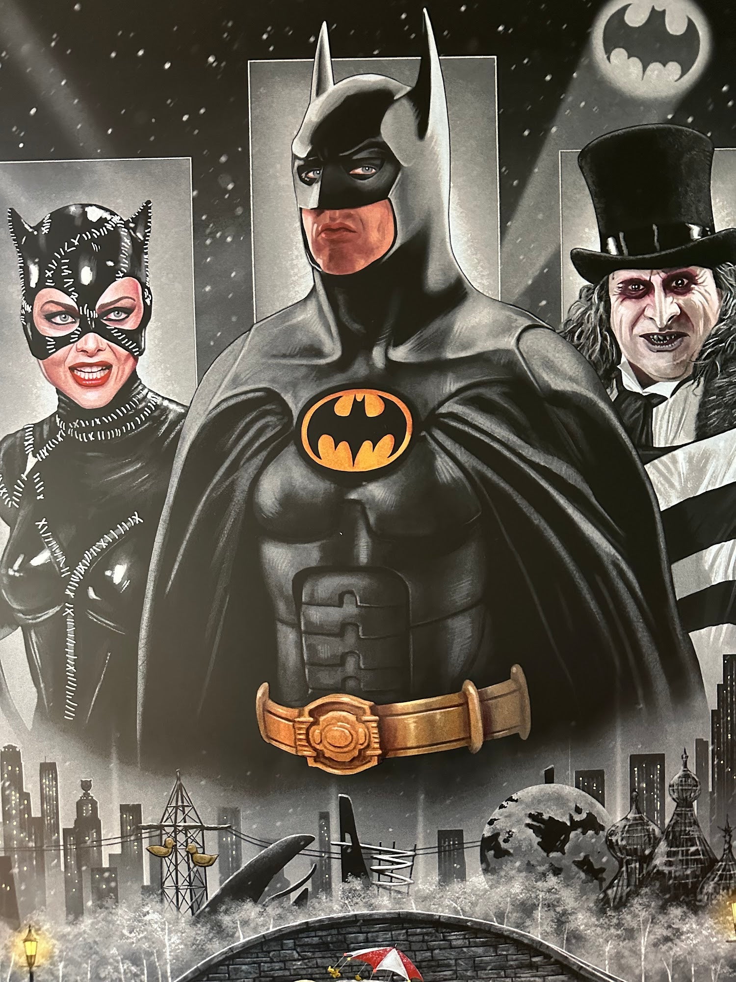 Richard Philpott - Batman Returns Variant 24x36 movie poster - detail image 2
