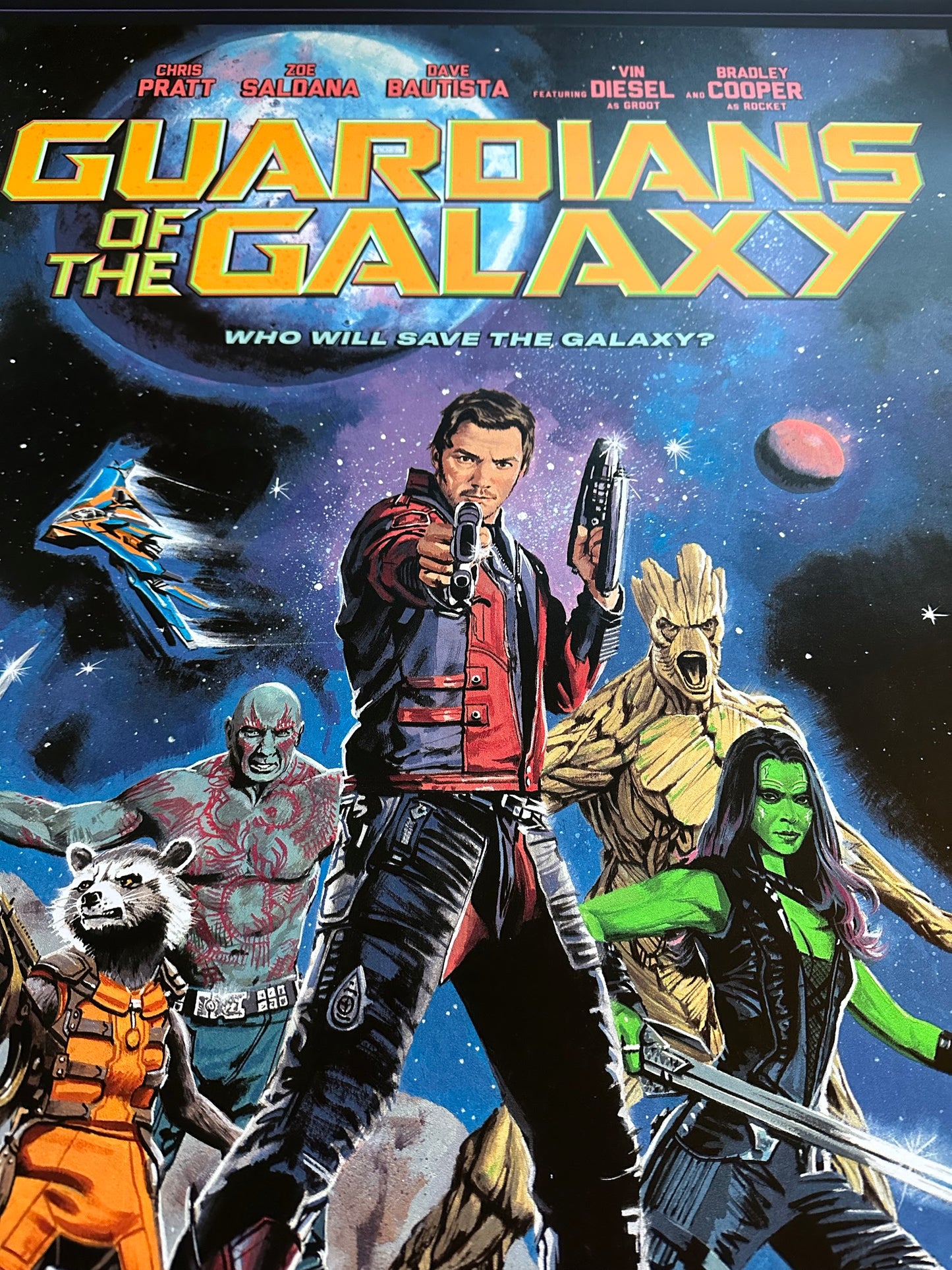 Paul Mann - Guardians of the Galaxy Black 24x36 movie poster - detail image 2