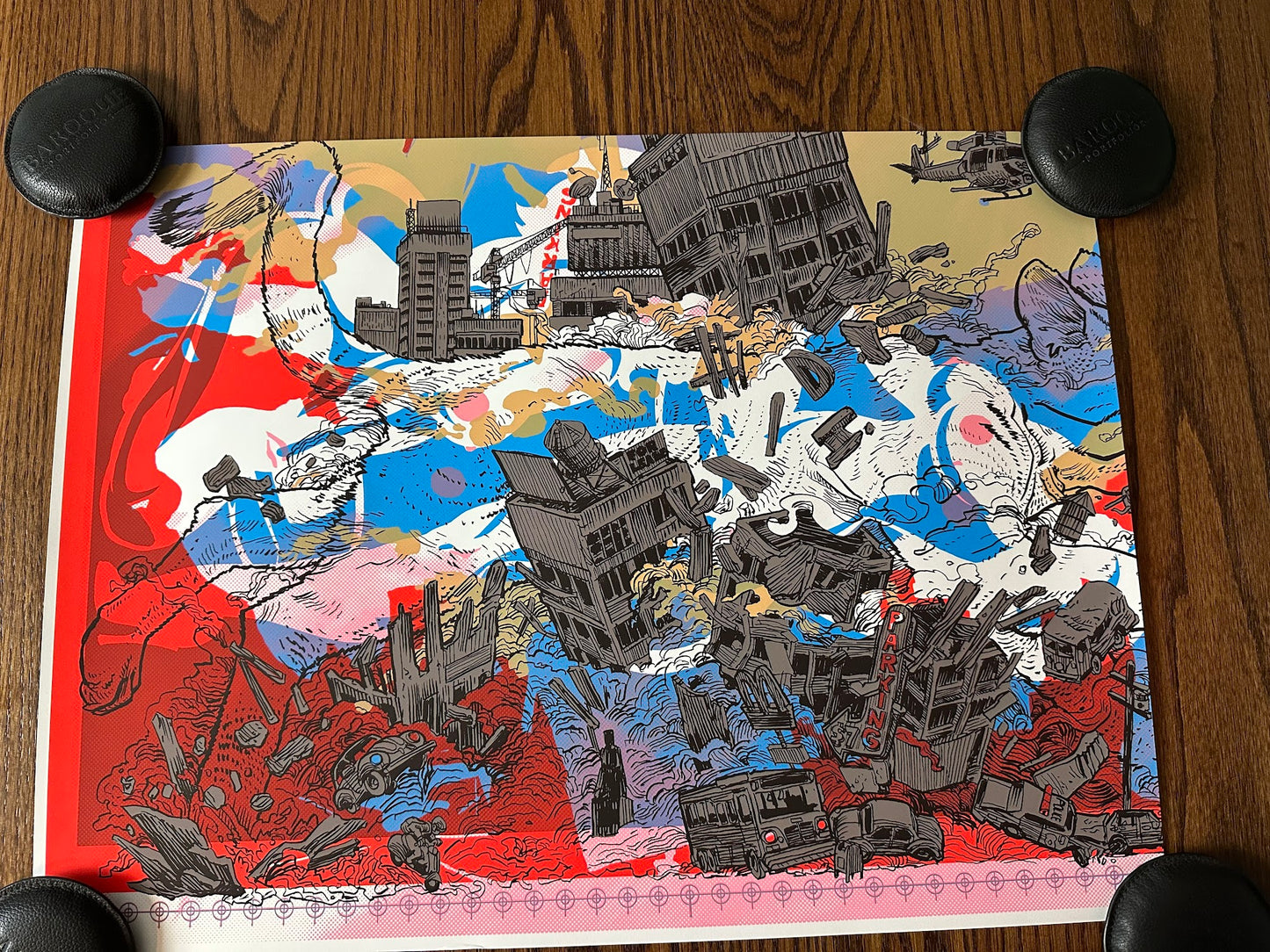 Nakatomic Inc - Catzilla Test Print 24x18 art print