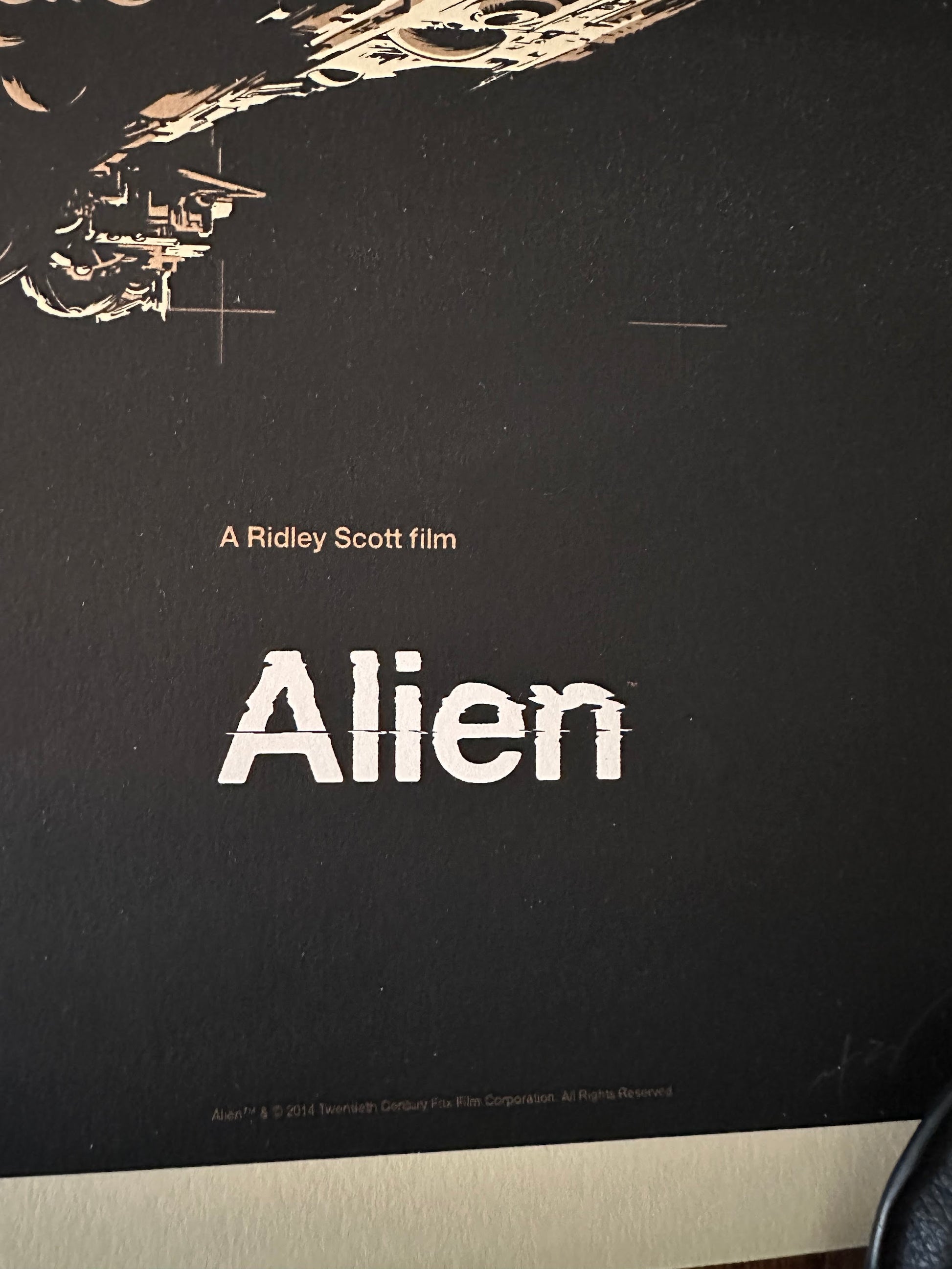 Martin Ansin - Alien 24x36 movie poster - detail image 6